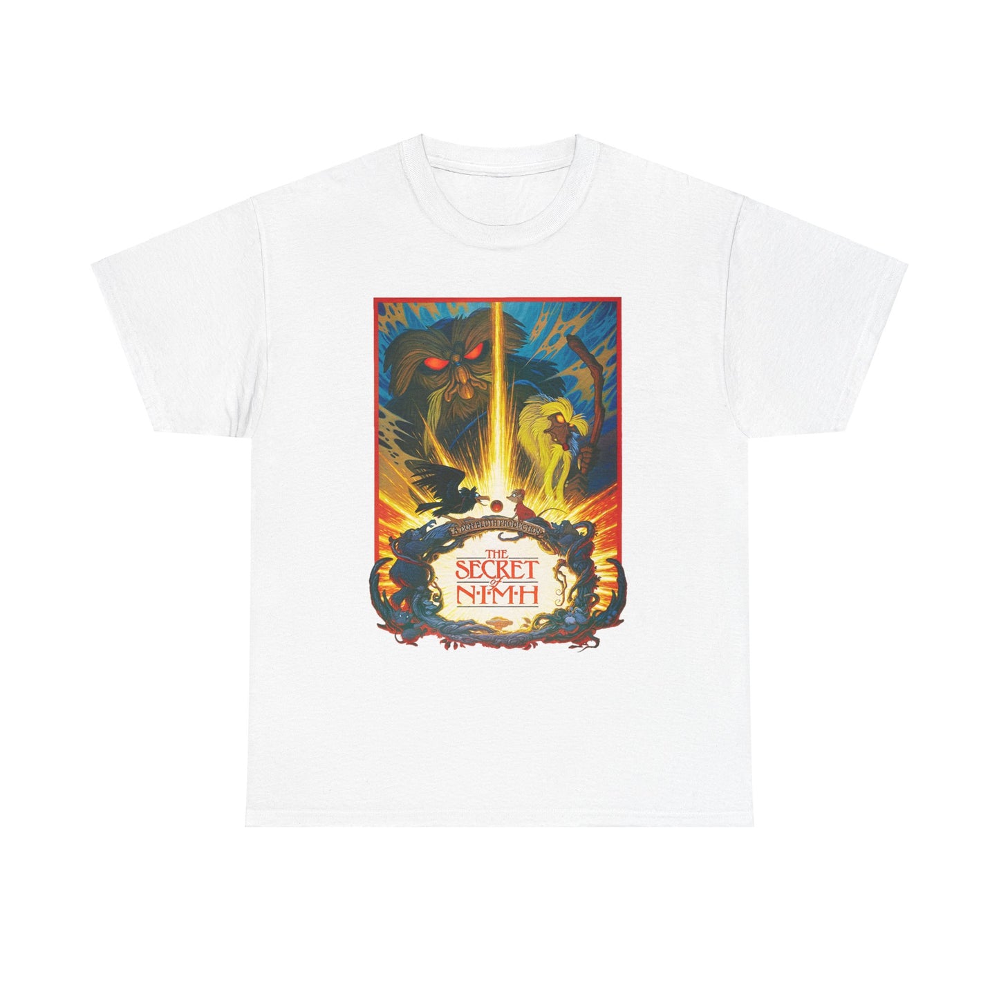 1992 the secret of nimh movie poster tshirt