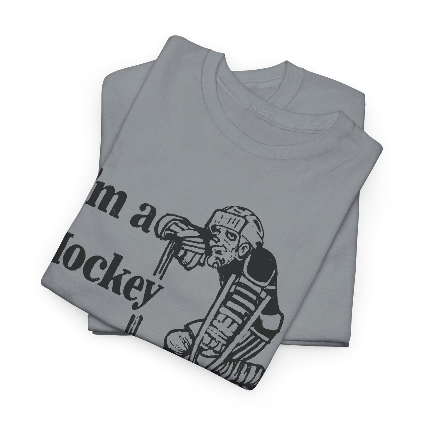 vintage canadian i'm a hockey nut graphic reproduction tshirt