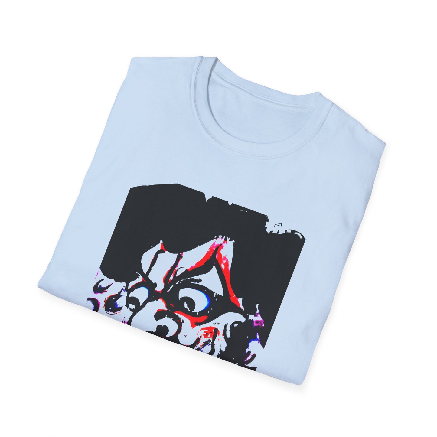 kawanabe kyosai 1831 to 1889 demon face modern edit reproduction tshirt