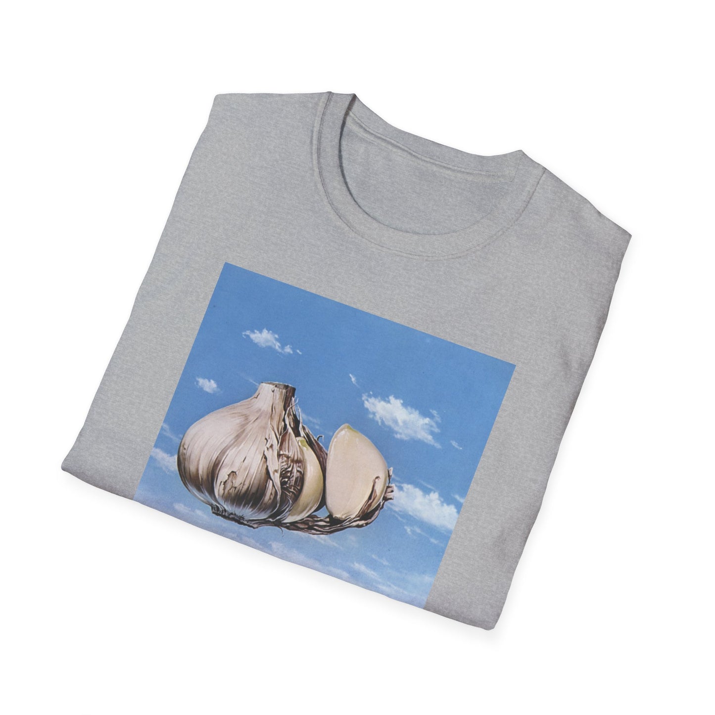 early 70s kazuo haba garlic painting tshirt