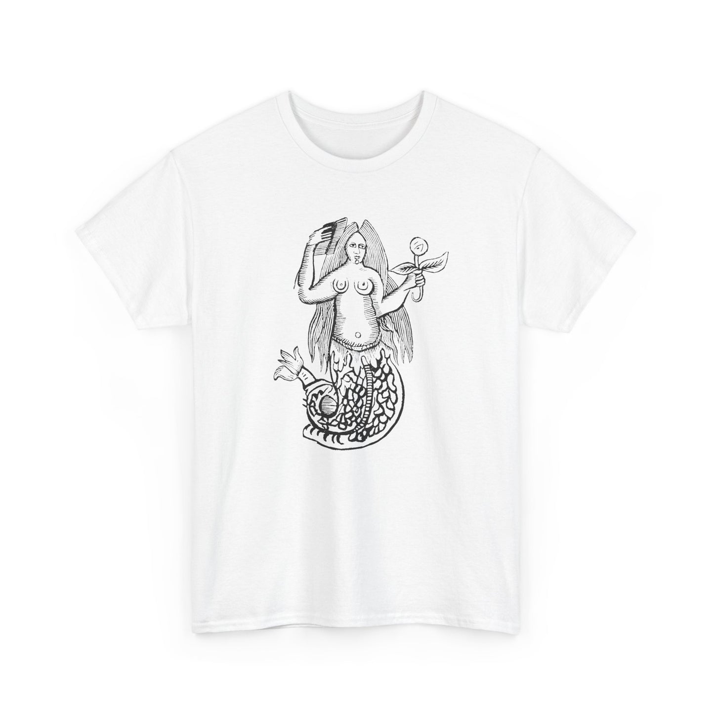 1882 mermaid illustration from the wonder of wonders chap-books of the eighteenth century john ashton tshirt