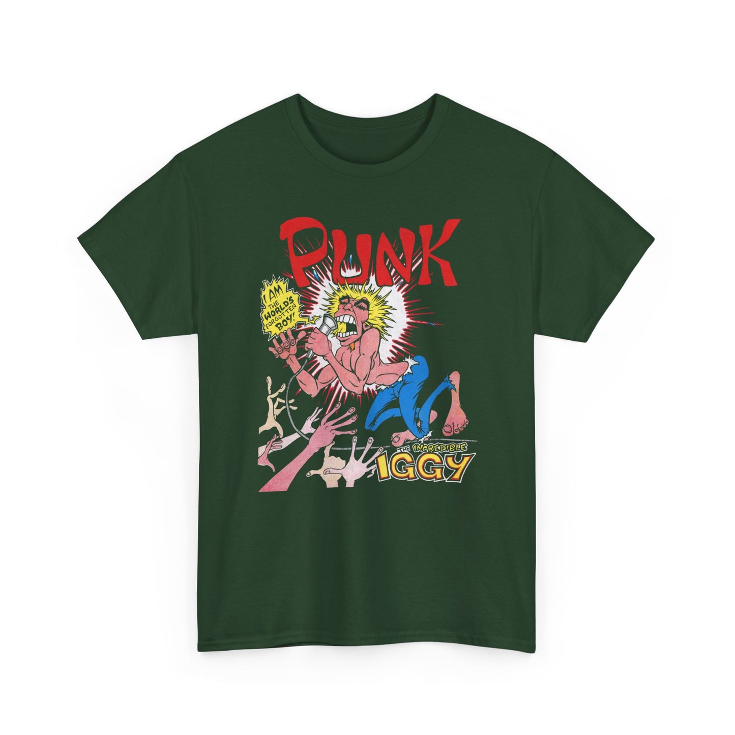 1976 fourth issue of punk magazine iggy graphic tshirt