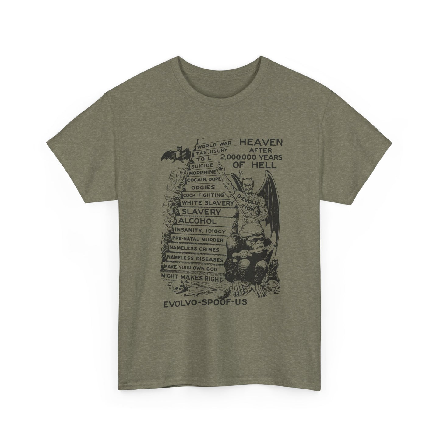 jocko-homo heavenbound b. h. shadduck 1925 religious pamphlet page six tshirt