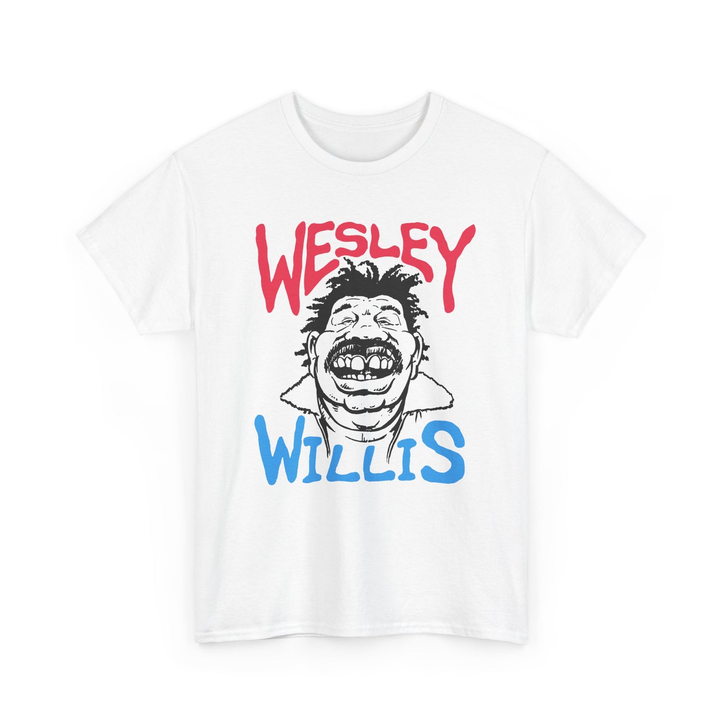 1996 wesley willis show poster custom reproduction tshirt