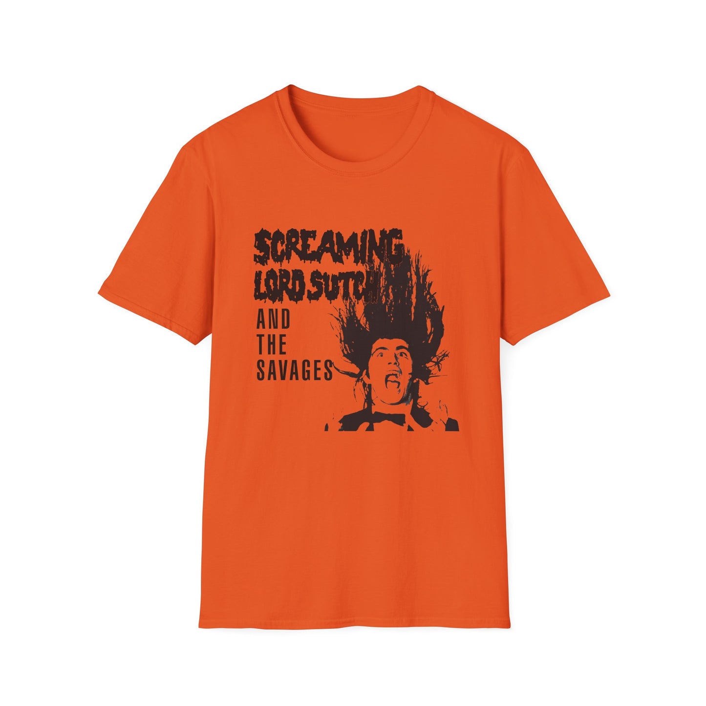 screaming lord sutch and the savages custom rock and roll tshirt