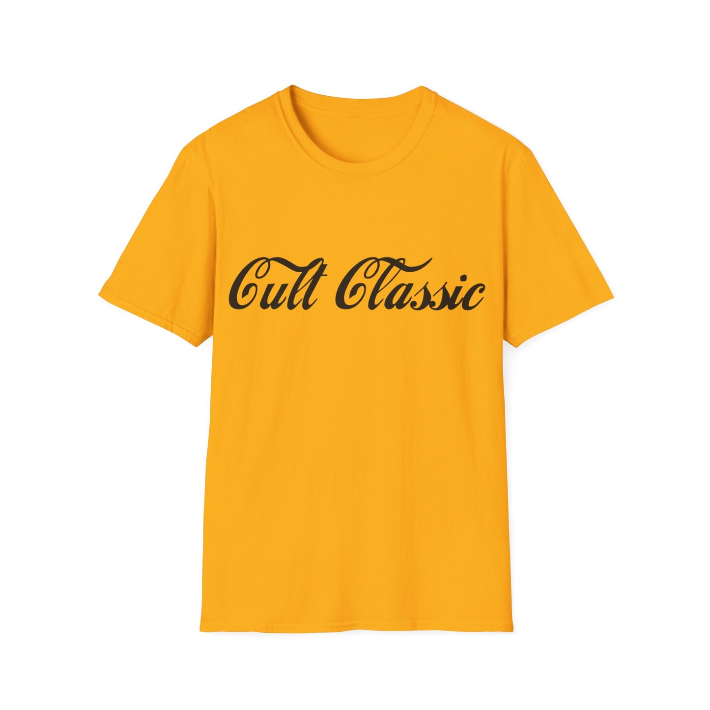 cult classic in coca cola font tshirt