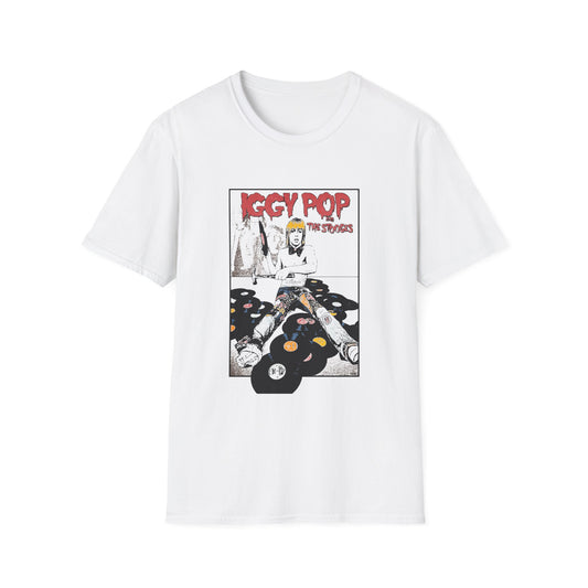 iggy pop and the stooges 1974 tour poster tshirt