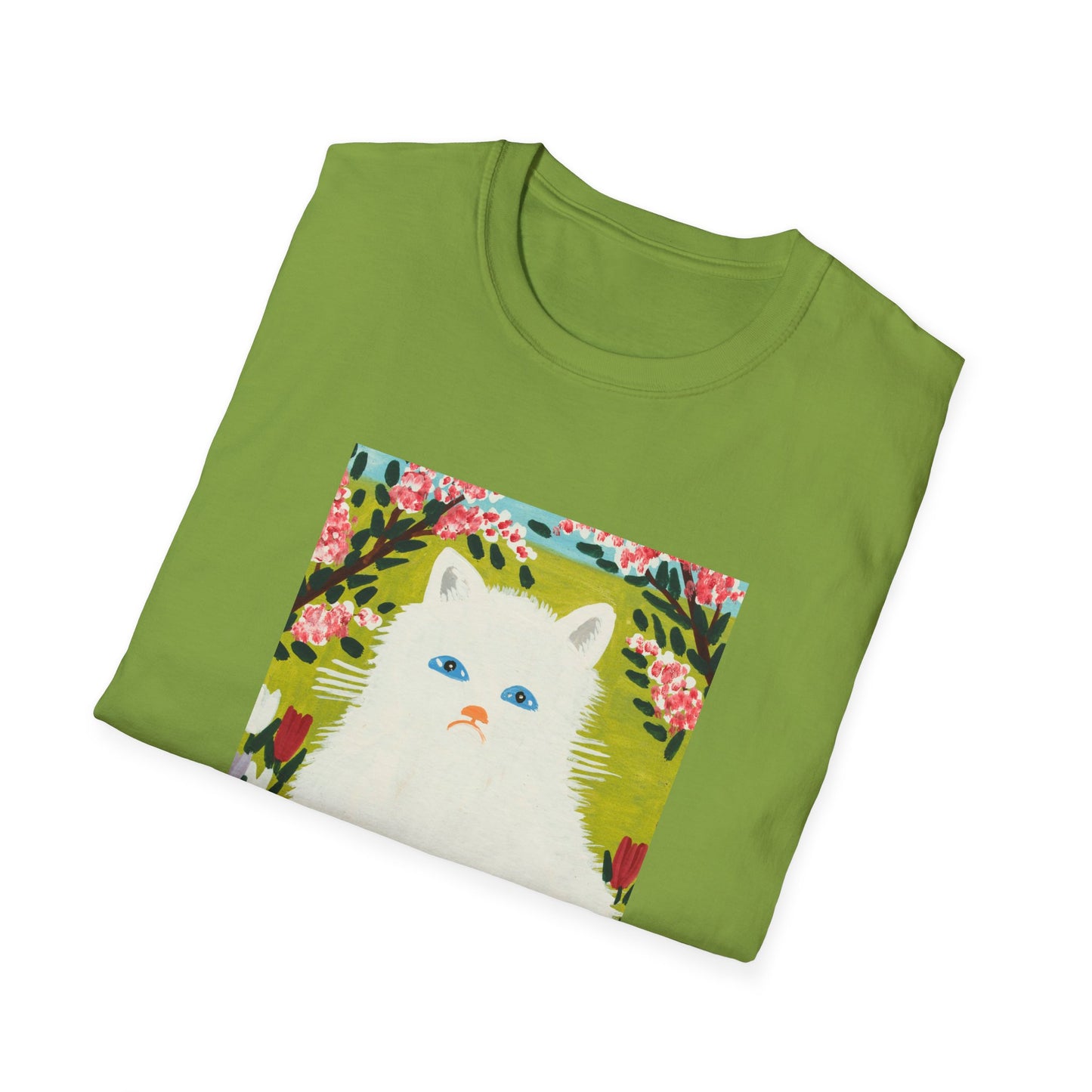 maud lewis canadian folk artist white cat tshirt