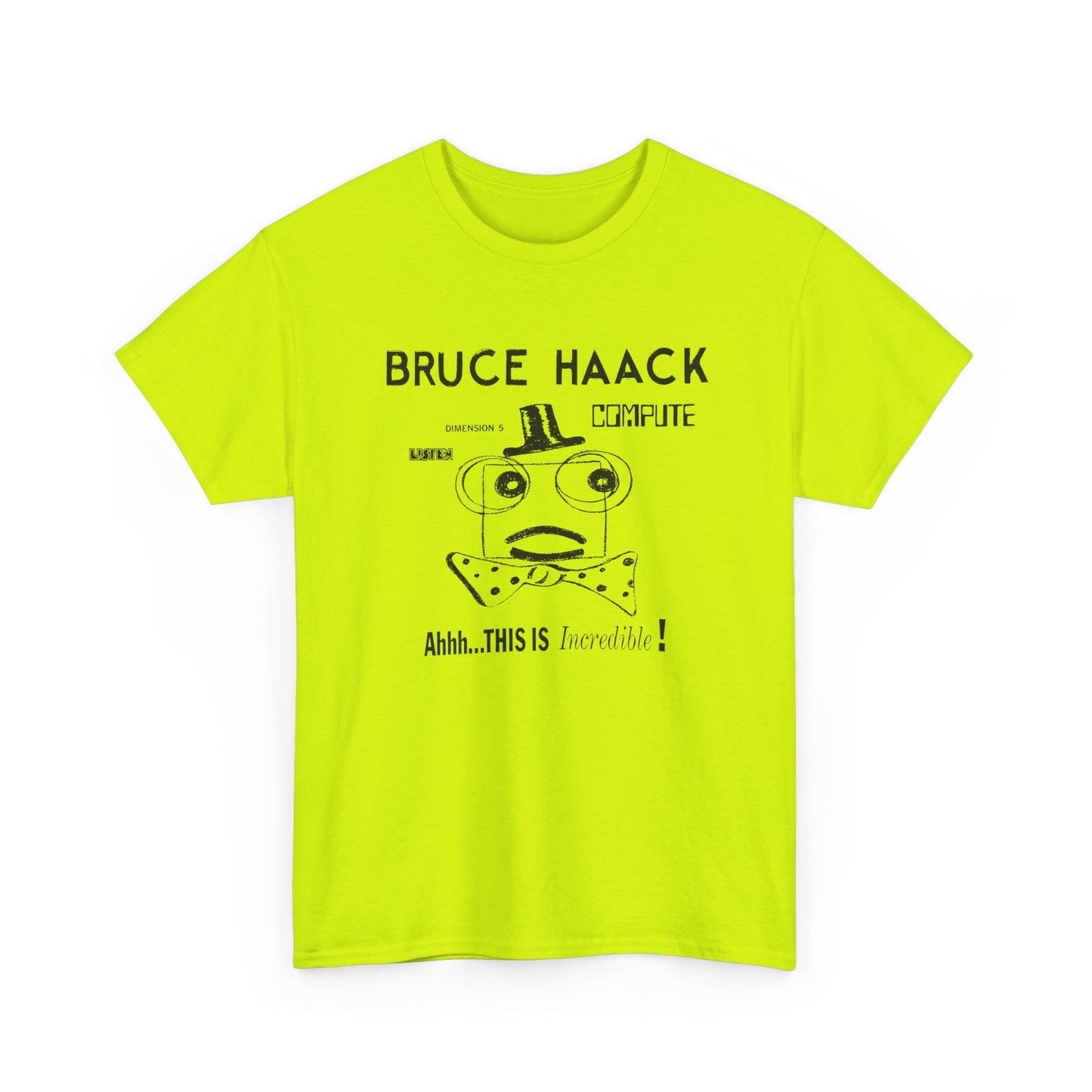 bruce haack fan edit tshirt