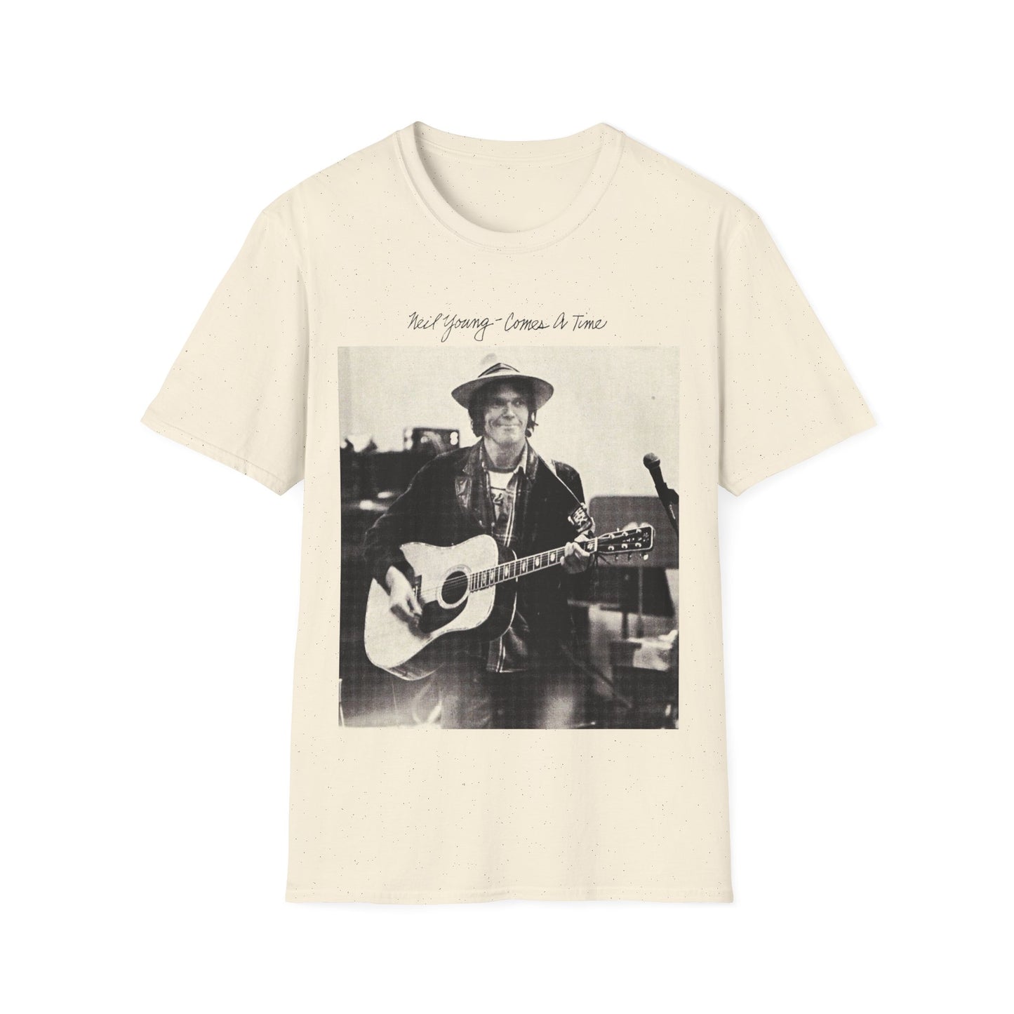 neil young 1978 comes a time album custom tshirt