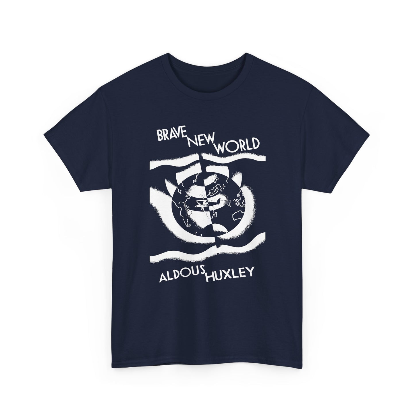 brave new world aldous huxley book cover jacket tshirt