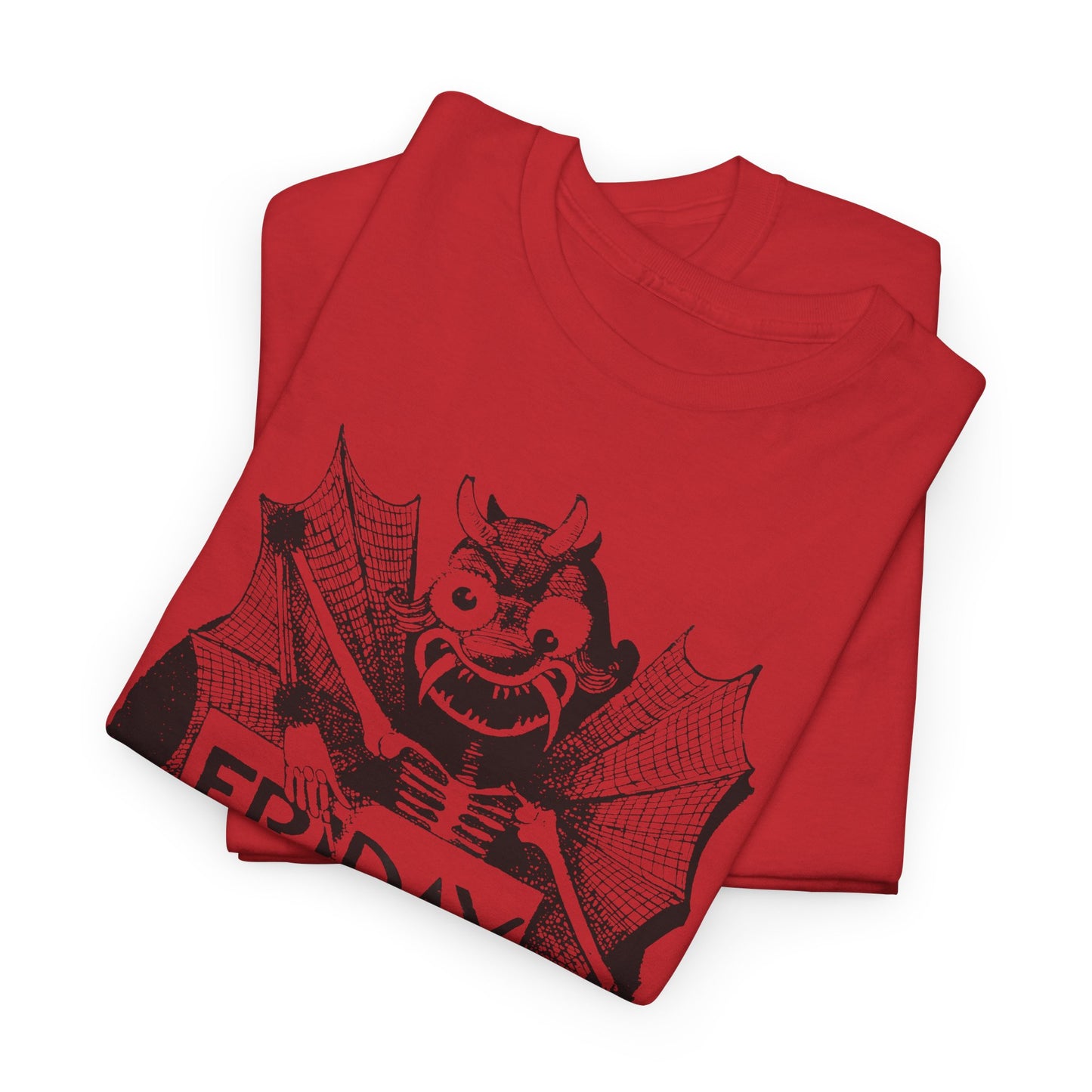 early 1900s friday the 13th jinx illustration reproduction tshirt