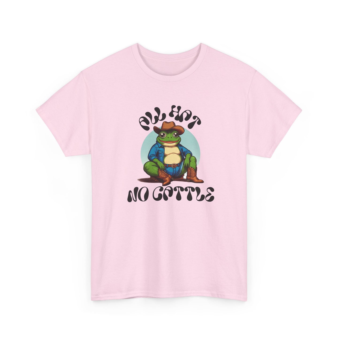 tubby frog all hat no cattle tshirt