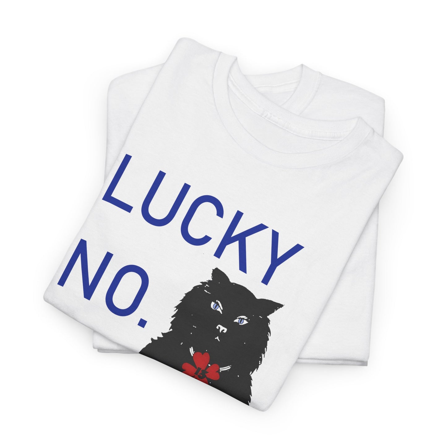 1976 qsl card lucky number 13 black cat custom reproduction tshirt