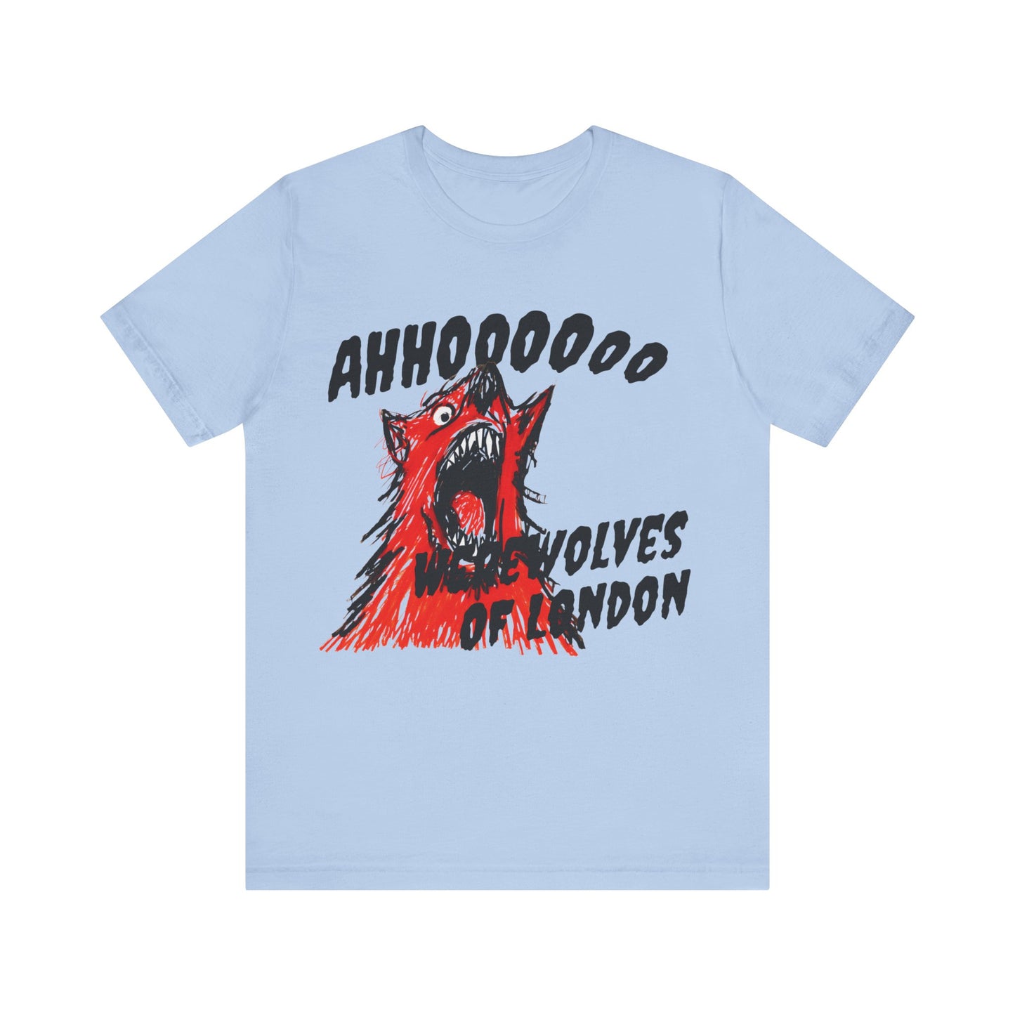 ahoooooo werewolves of london werewolf tshirt