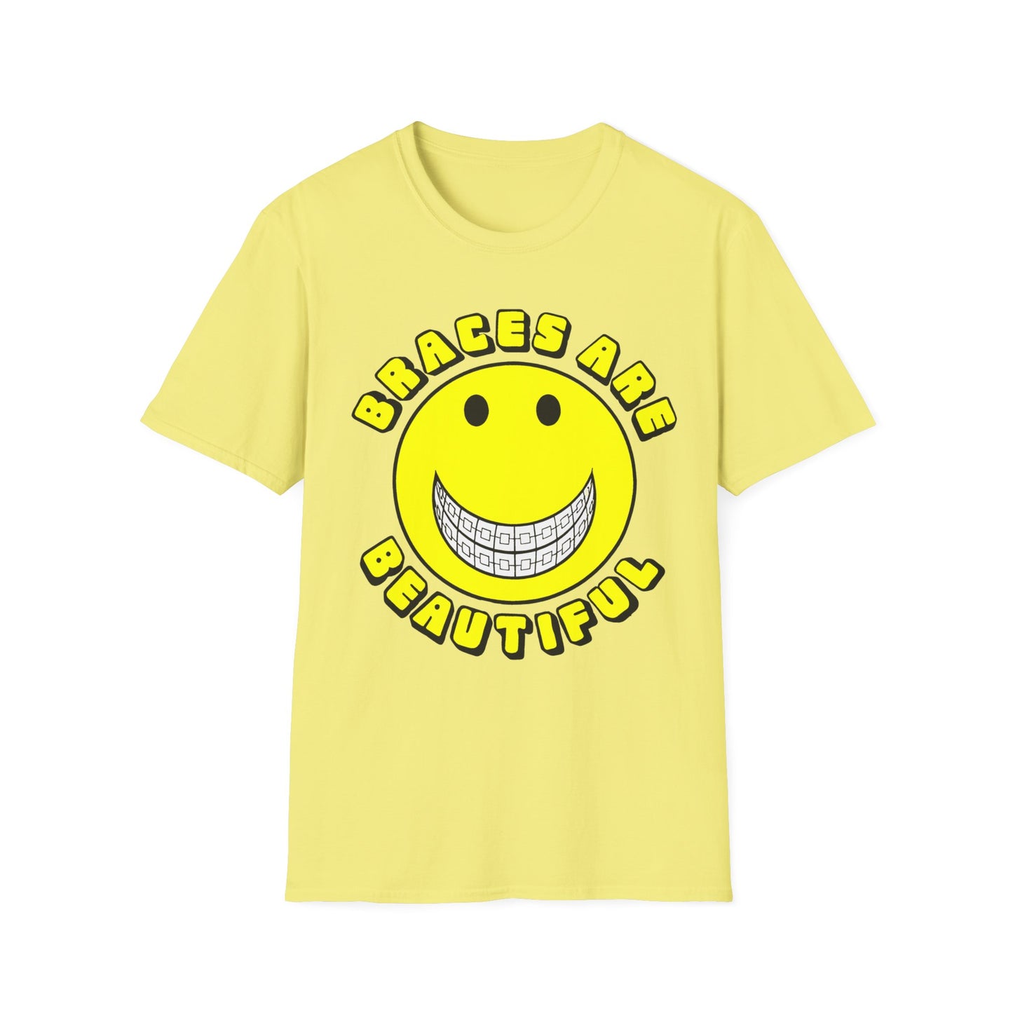 braces are beautiful 1970s tshirt graphic tshirt