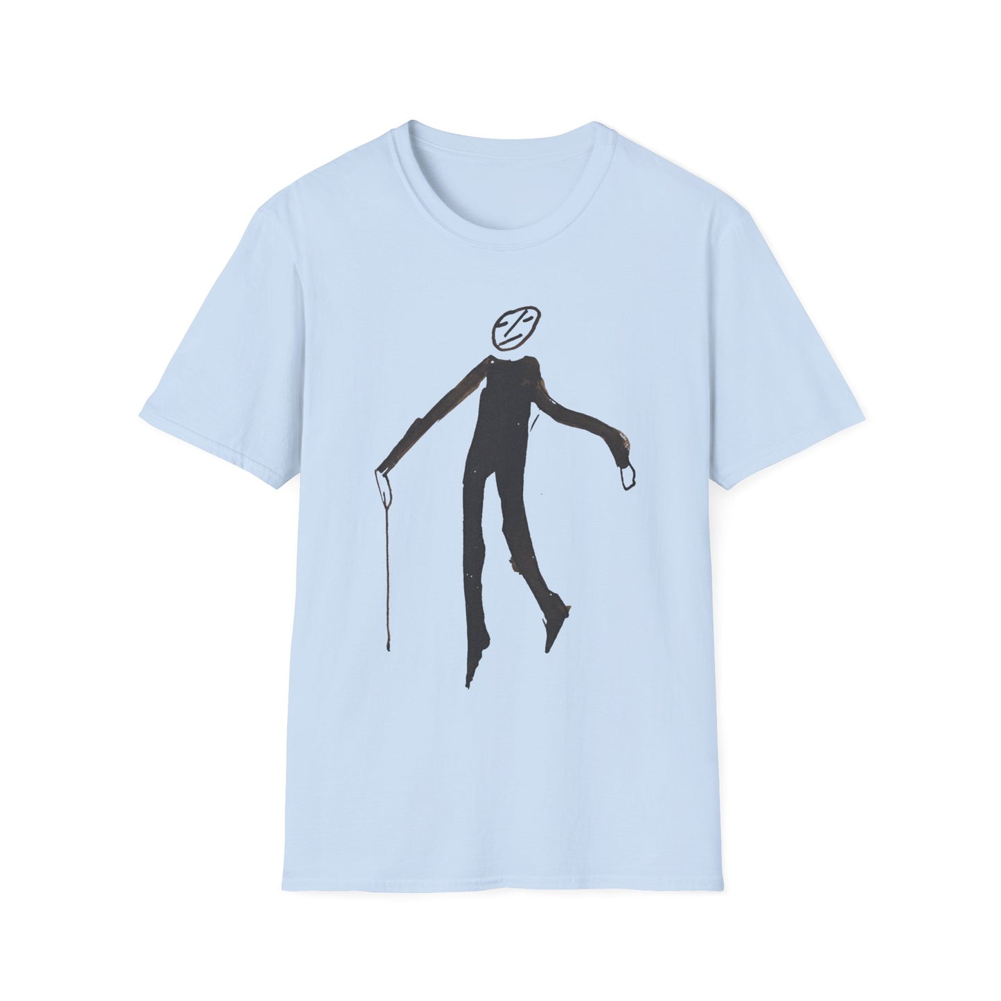 early 1900s sketch india ink on paper by franz kafka on a tshirt