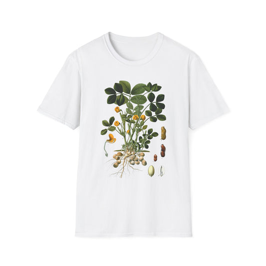 1887 peanut arachis (hypogaea) botanical print from kohler's plants by hermann adolph kohler tshirt