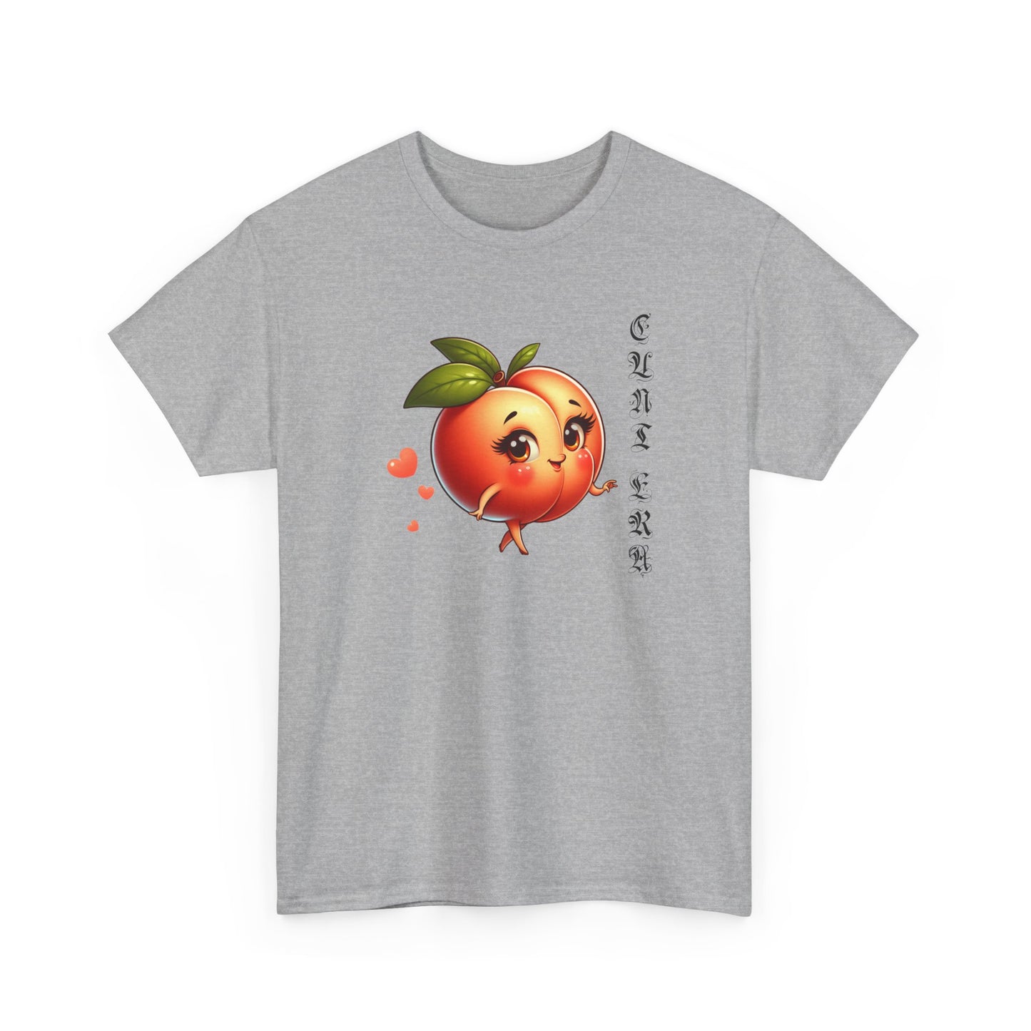 cunt era cute peach tshirt