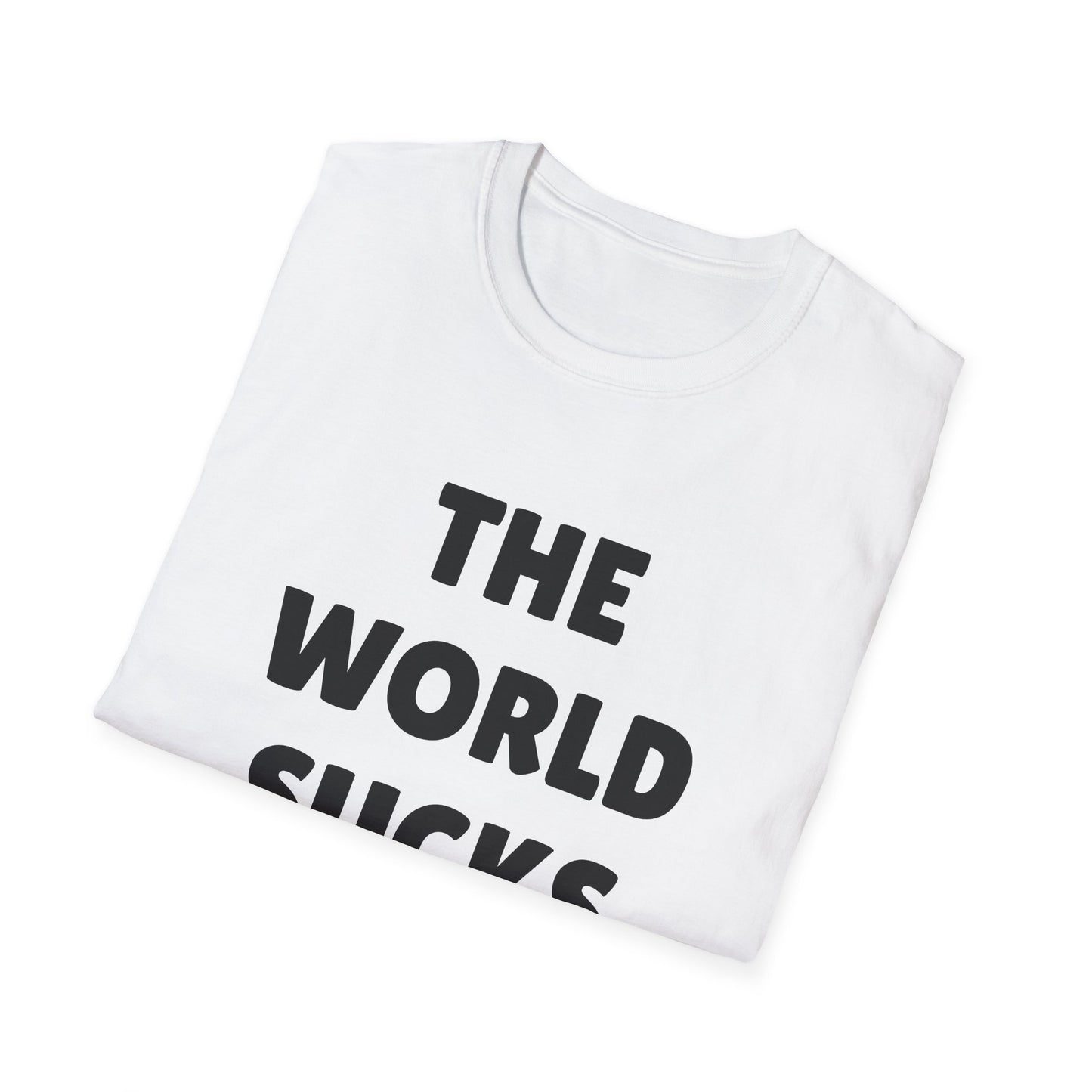 the world sucks tshirt