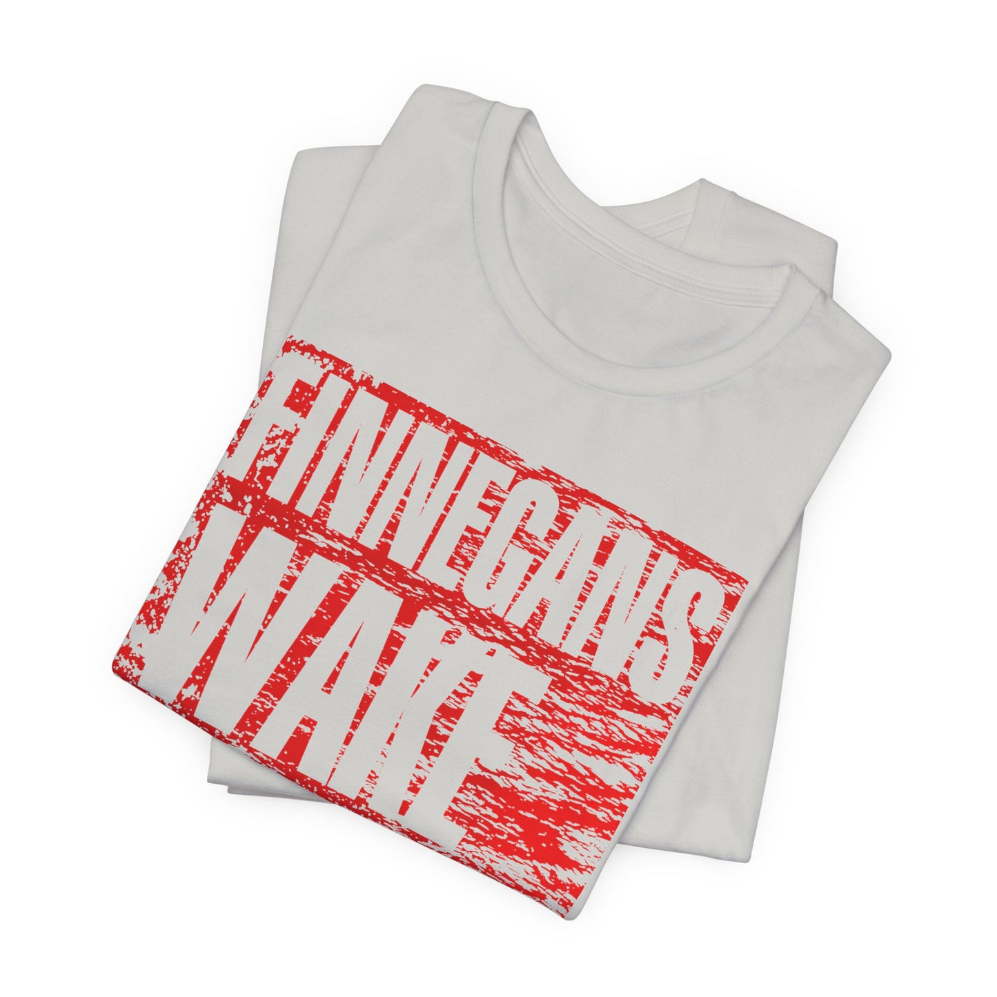 james joyce finnegans wake in red tshirt