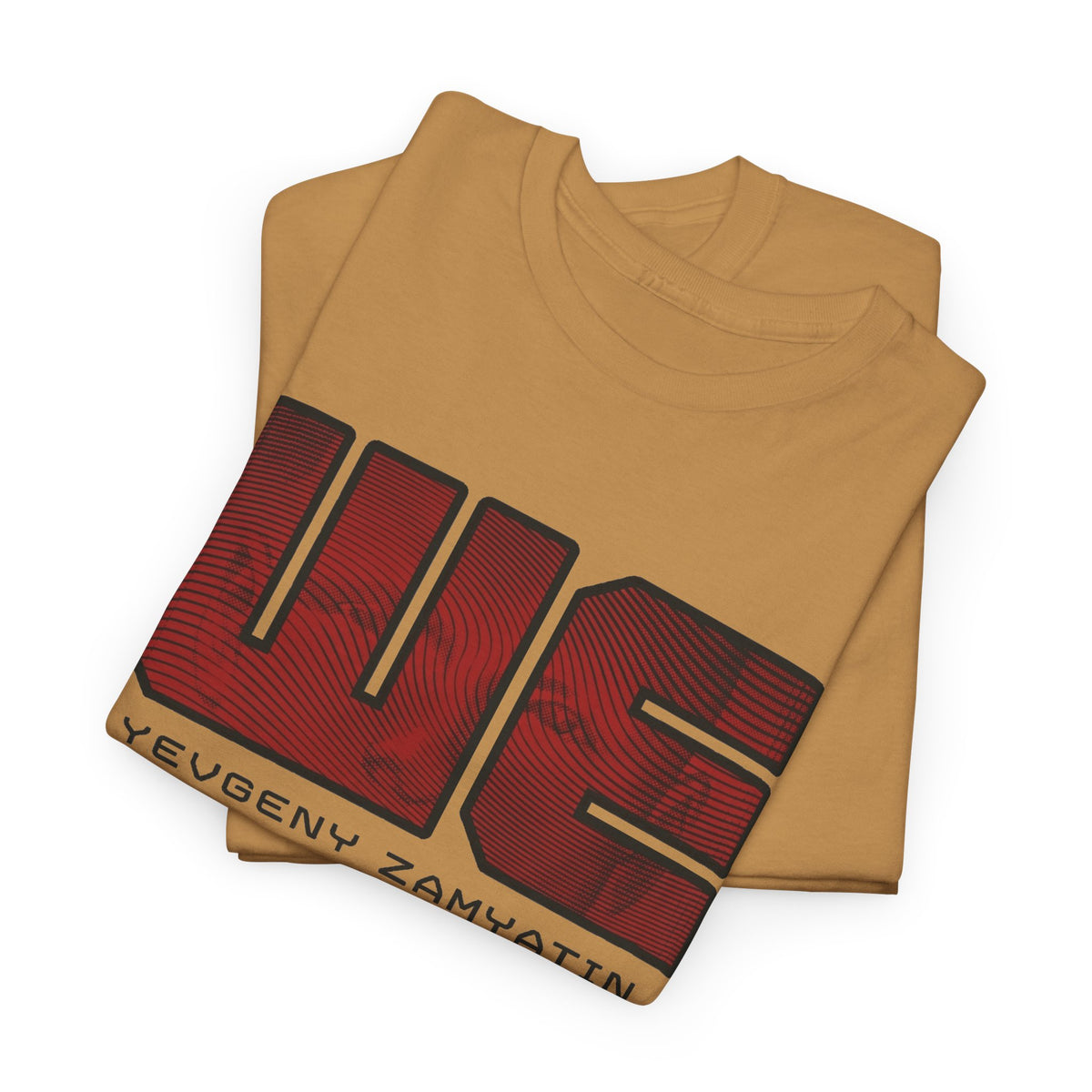 dystopian novel we by yevgeny zamyatin alternate book cover tshirt