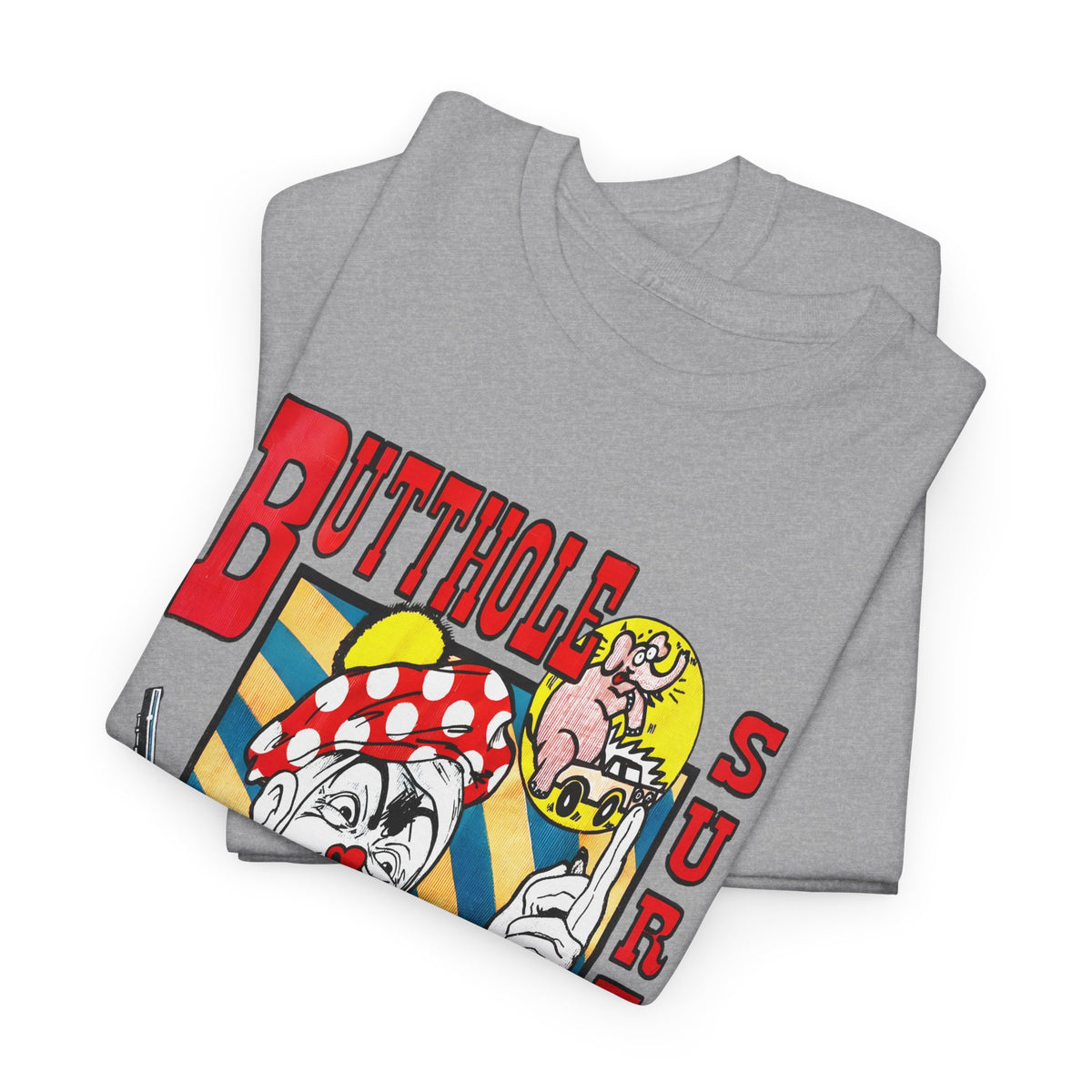 vintage butthole surfers kozik art stretched reproduction tshirt