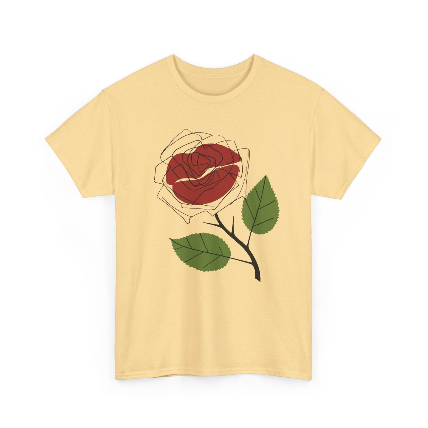 mid century manolo prieto rose lips book cover tshirt