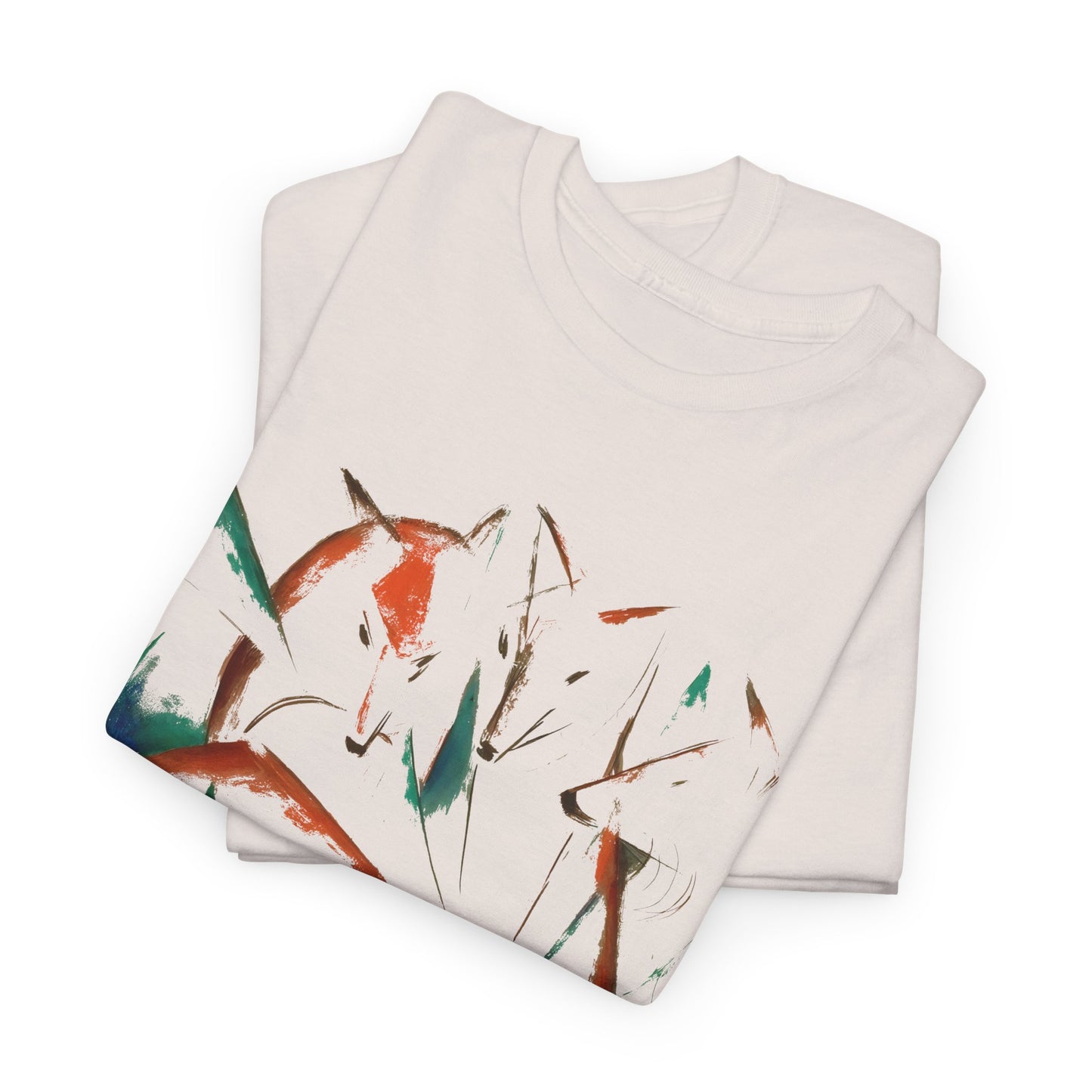 1913 four foxes oil painting by franz marc reproduction tshirt