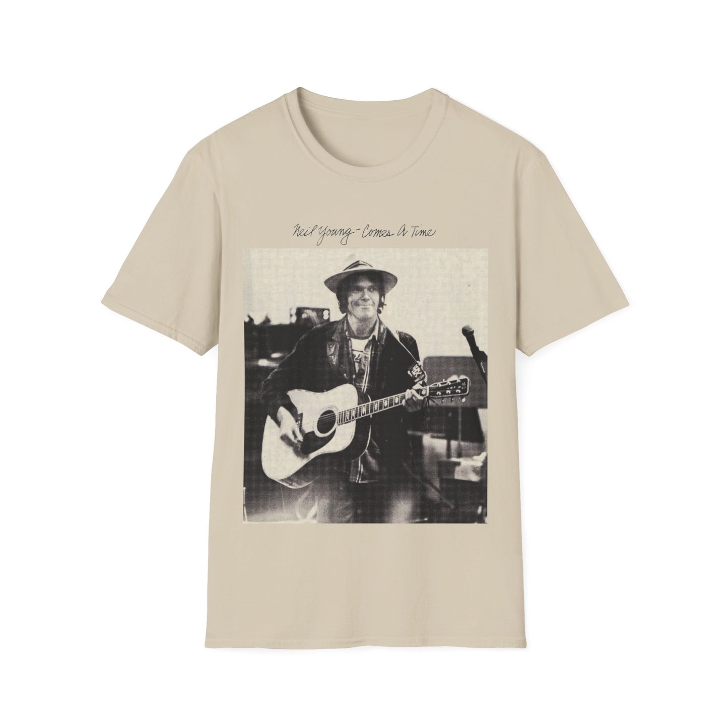 neil young 1978 comes a time album custom tshirt