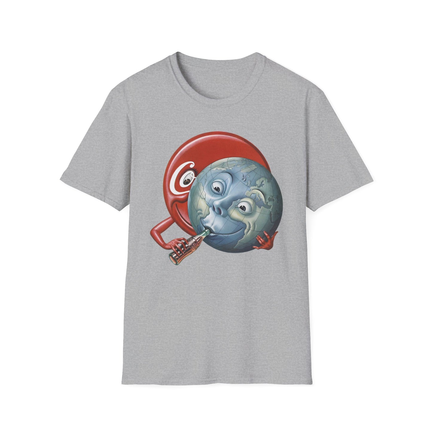 1950 "world and friend" coke suckling the earth by boris artzybasheff tshirt