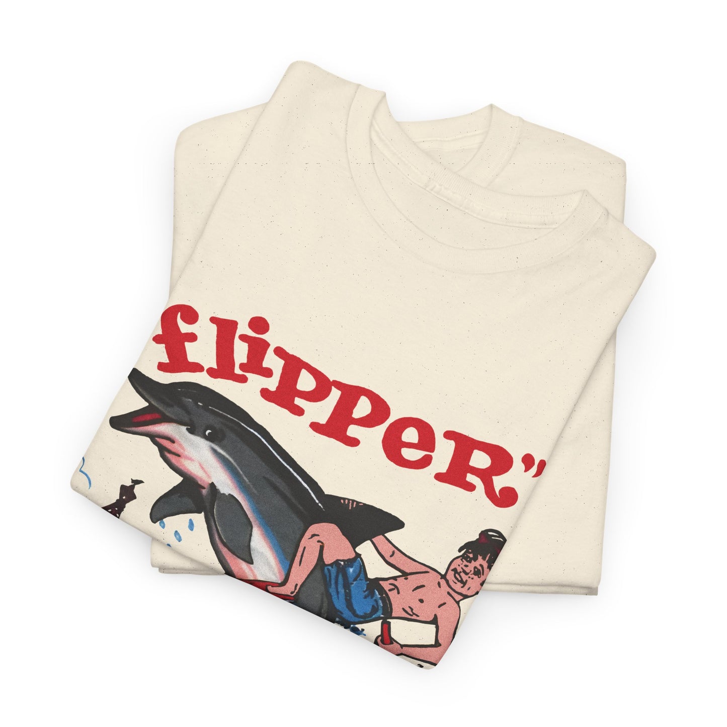 1960s miami seaquarium flipper the dolphin vintage reproduction tshirt