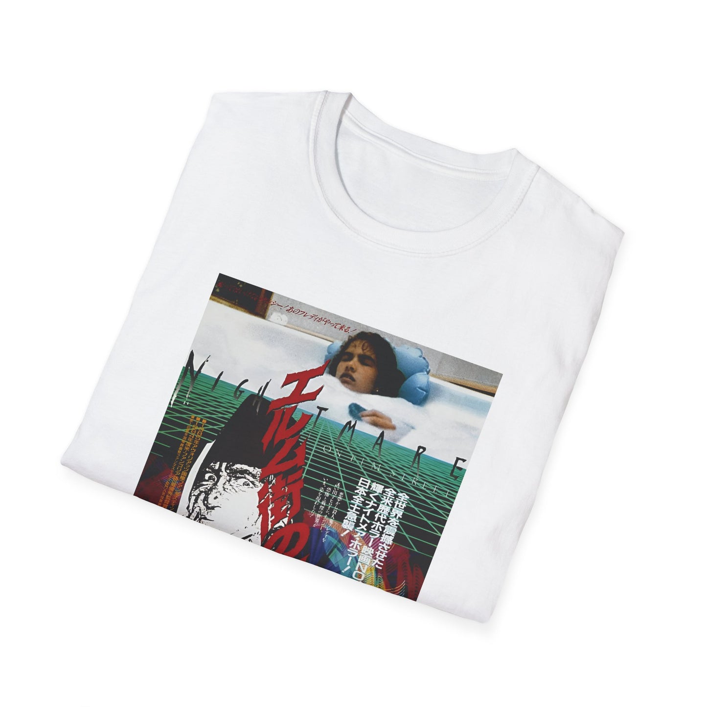 1986 japanese movie poster for nightmare on elm street 1984 tshirt