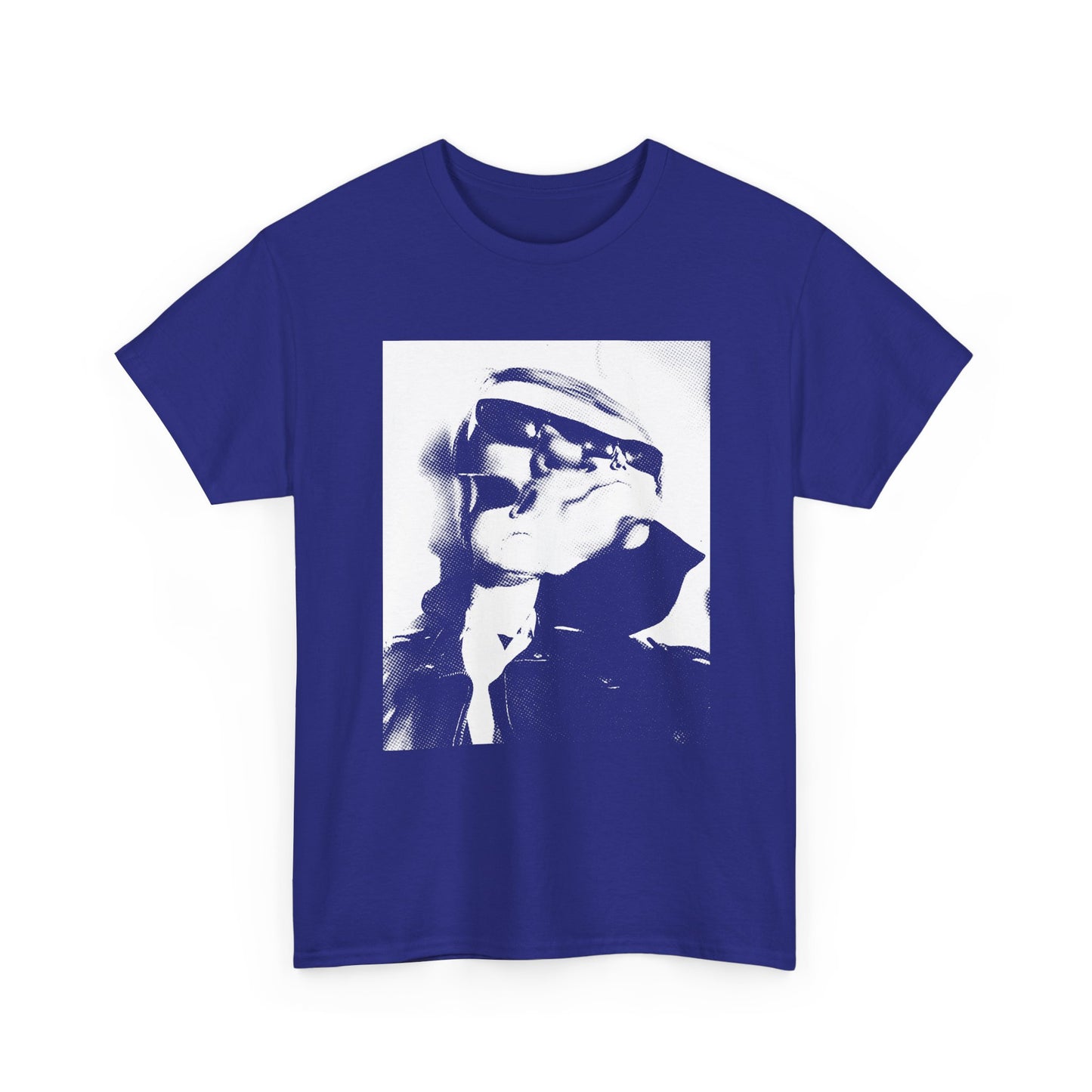 1965 weegee distortion photo of andy warhol reproduction edit dark tshirt
