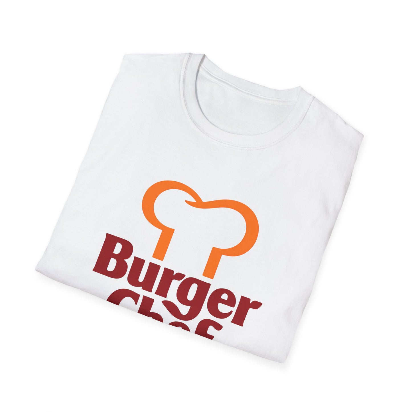 vintage defunct burger chef fast food logo tshirt