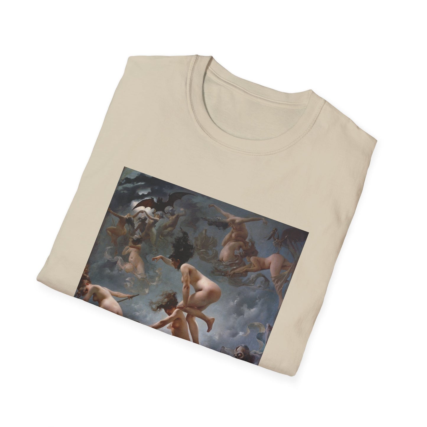 1878 painting witches going to their sabbath by luis ricardo falero tshirt