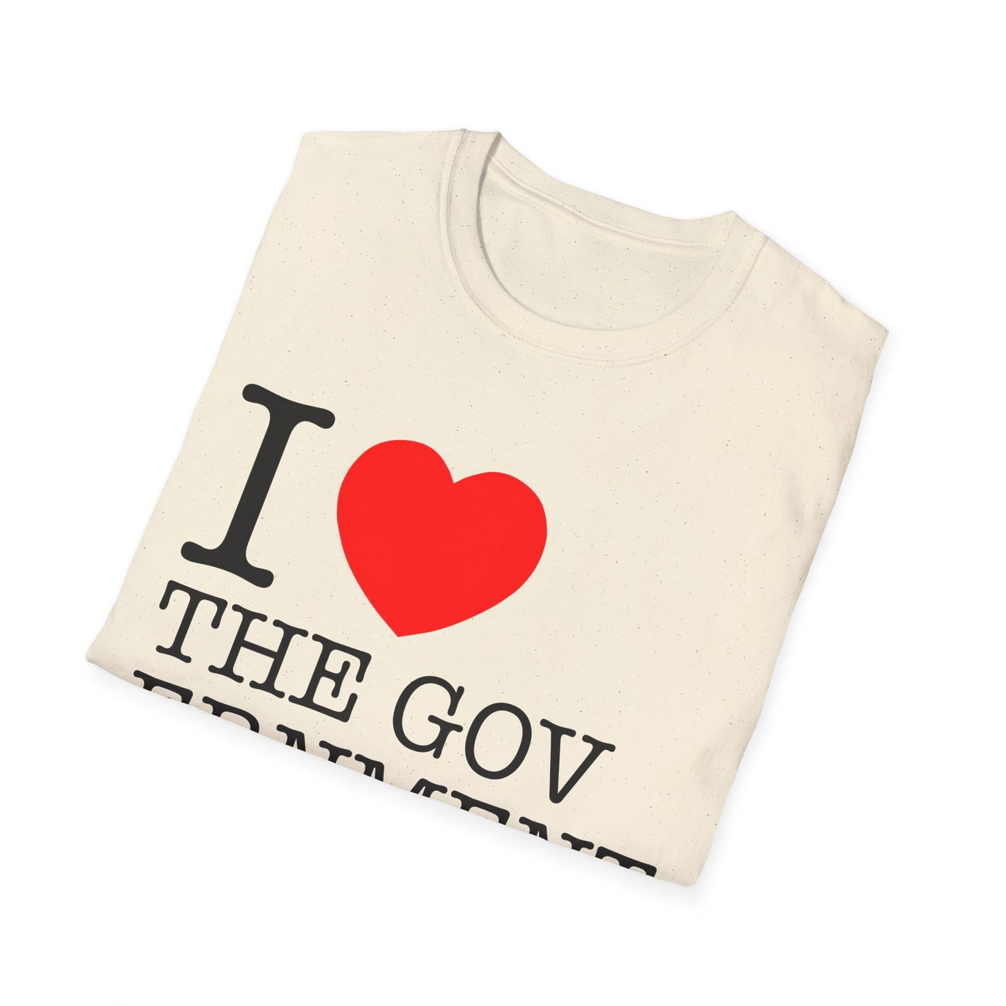 i heart the government tshirt