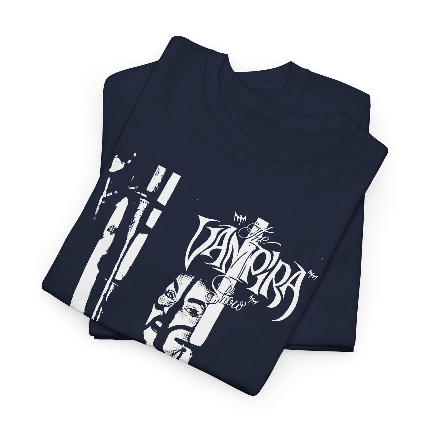 vampira show rare photo edit dark tshirt