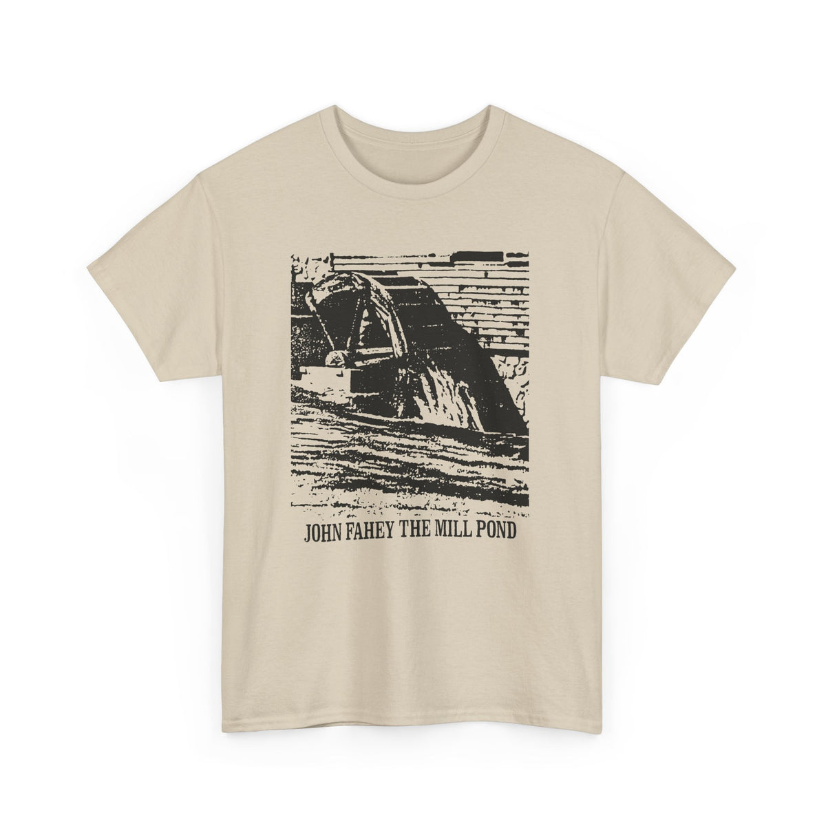 1997 the mill pond by john fahey album cover stretched tshirt