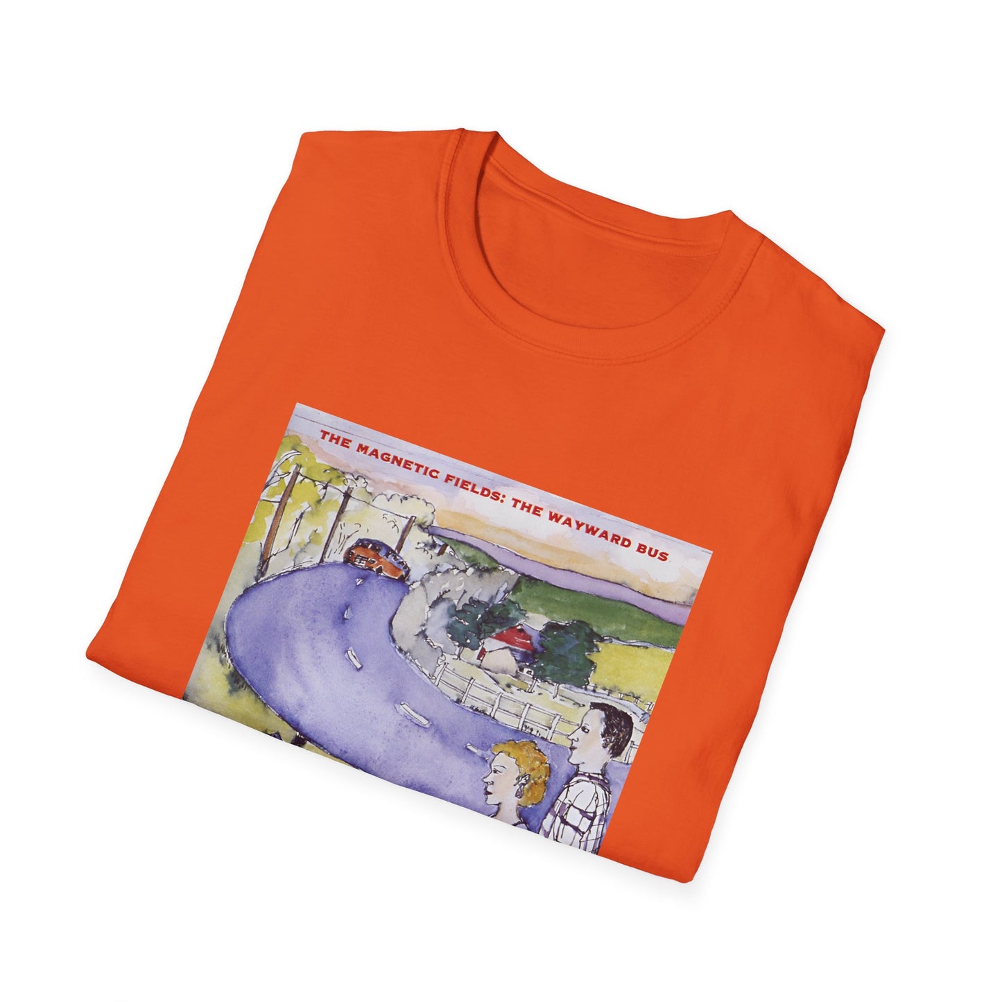 the magnetic fields 1992 the wayward bus album tshirt
