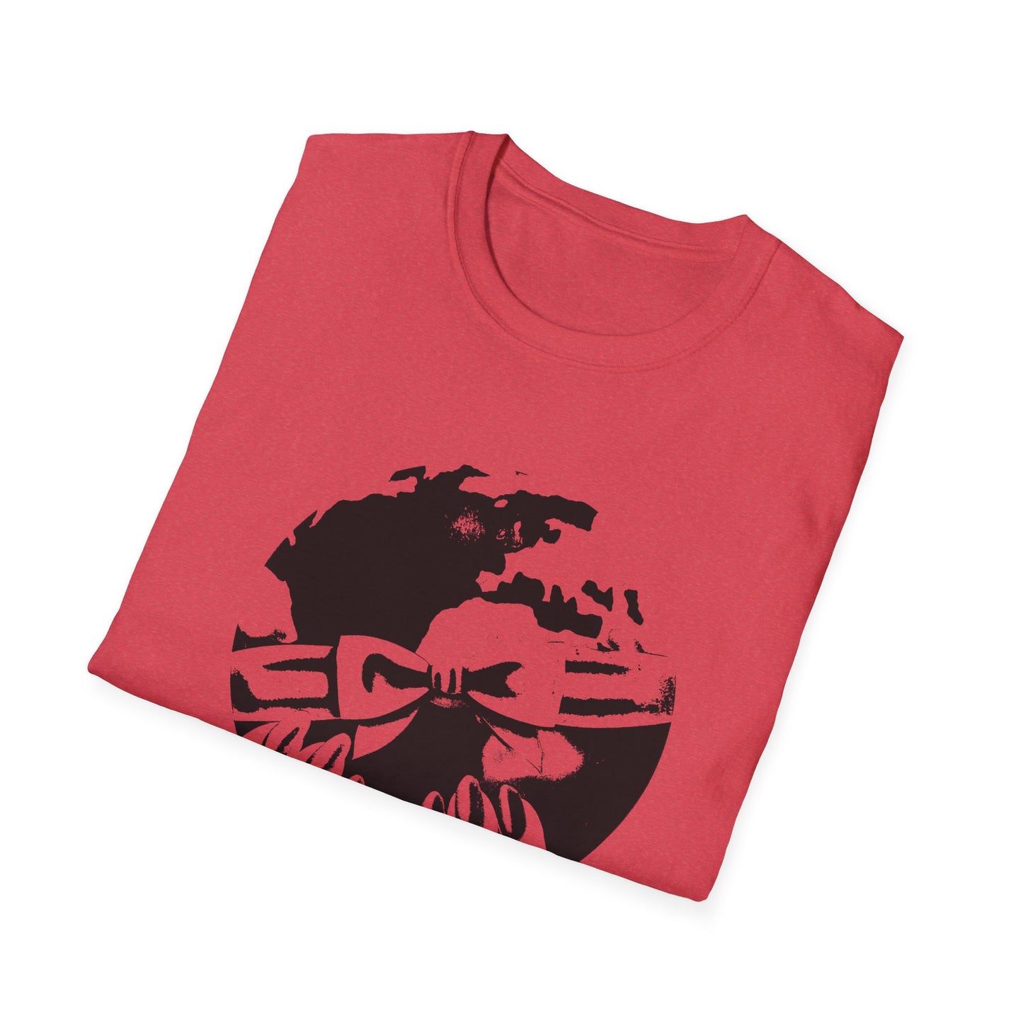 i'd give you the world 80s graphic from a greeting card stencil version tshirt