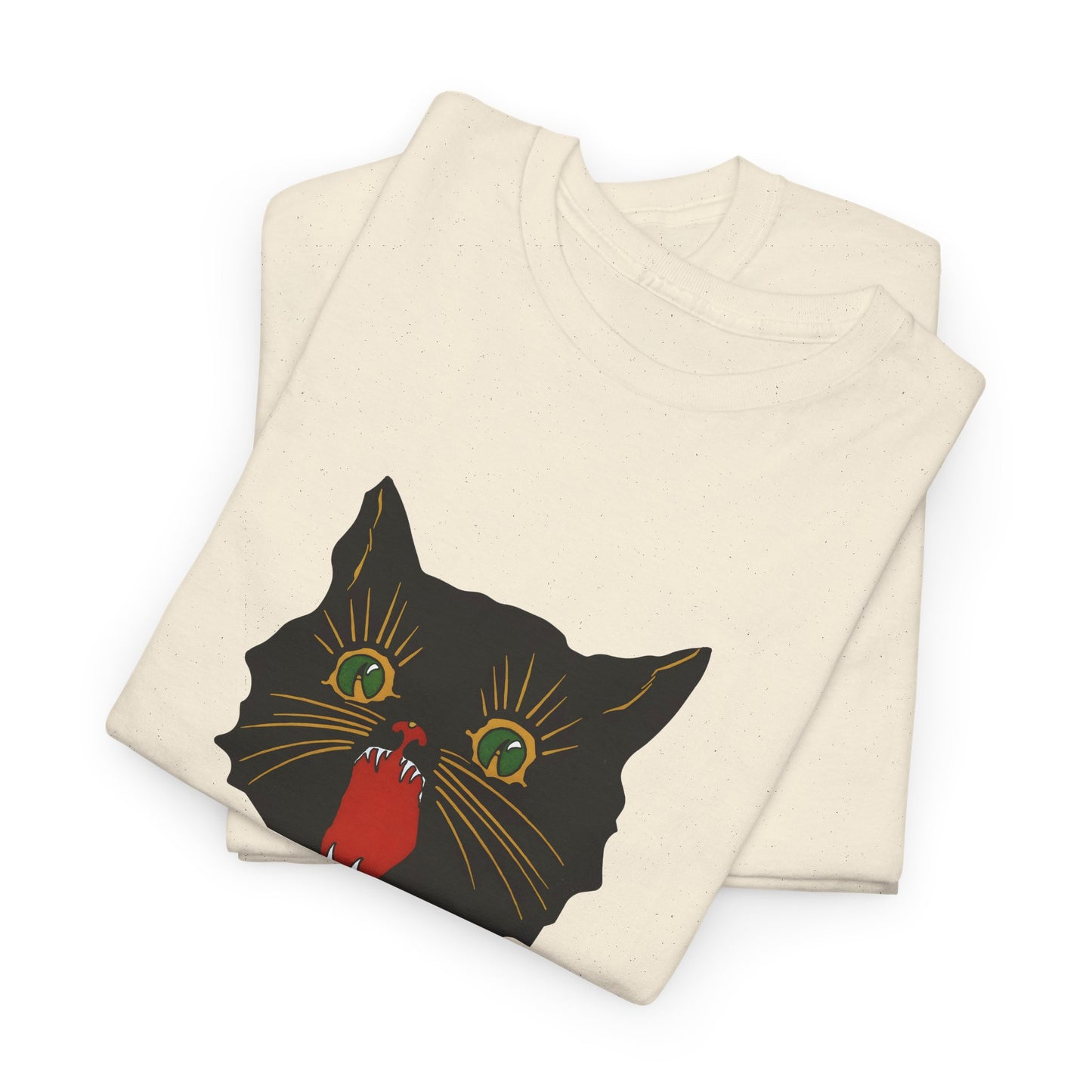 vintage halloween cat reproduction tshirt