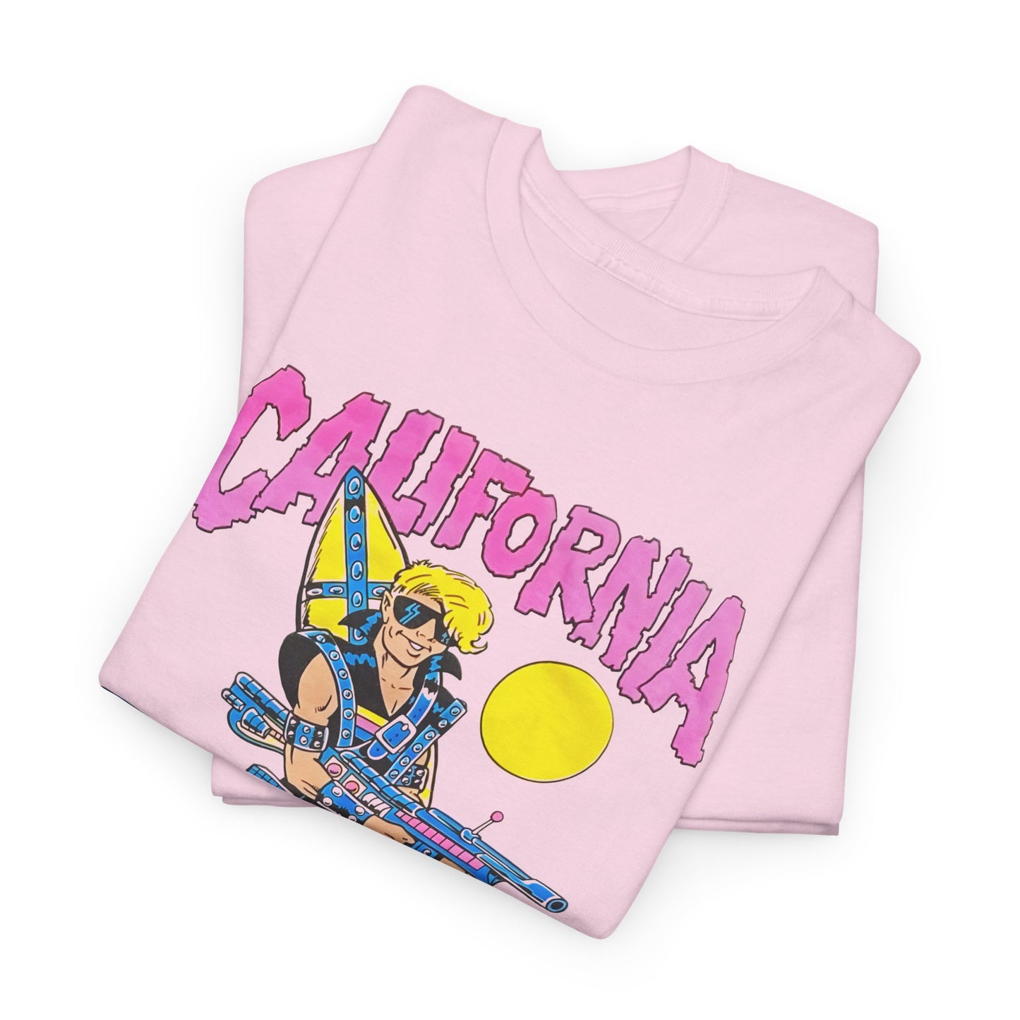 1980s california surf warrior edit tshirt