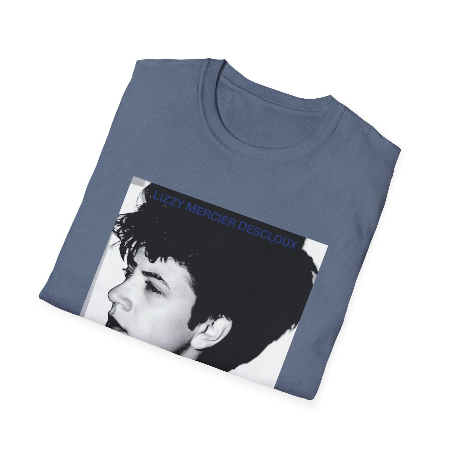 lizzy mercier descloux 1979 press color album cover tshirt