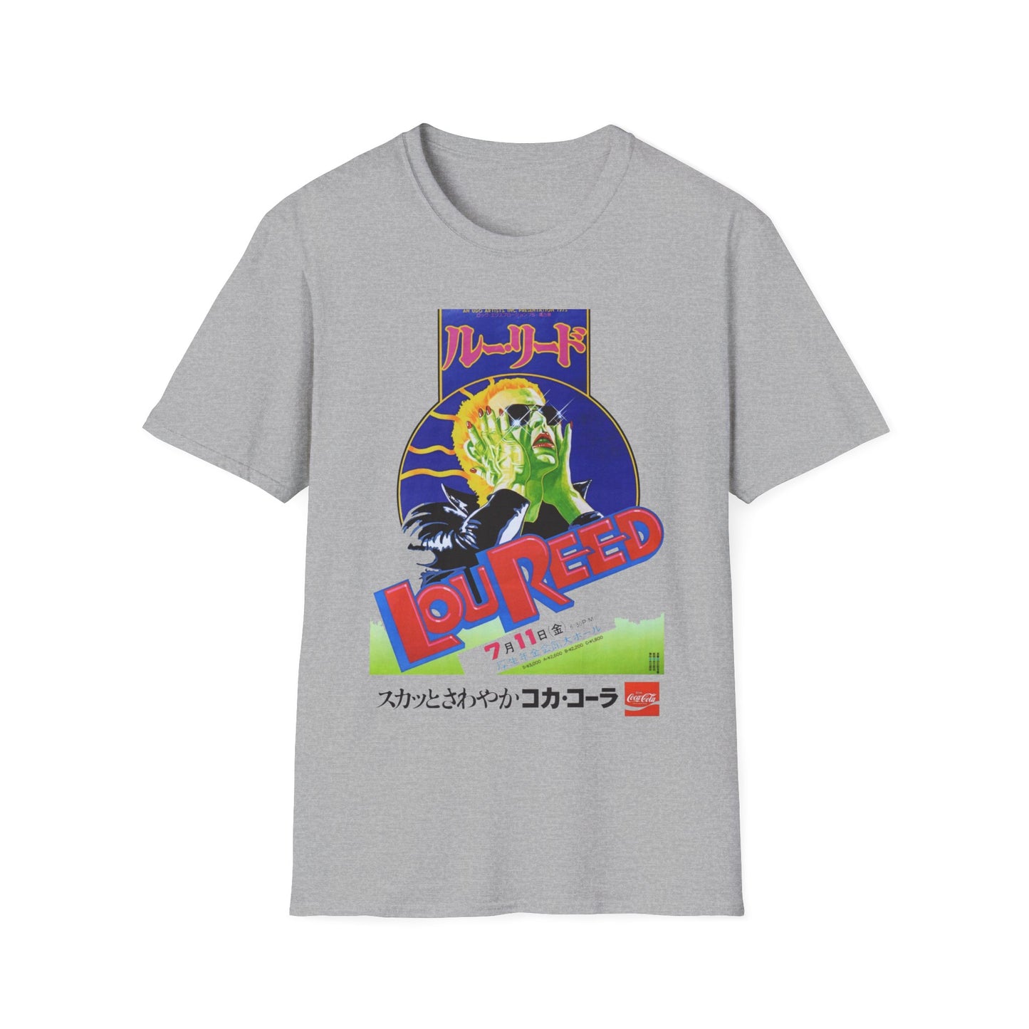 lou reed japanese show poster tshirt