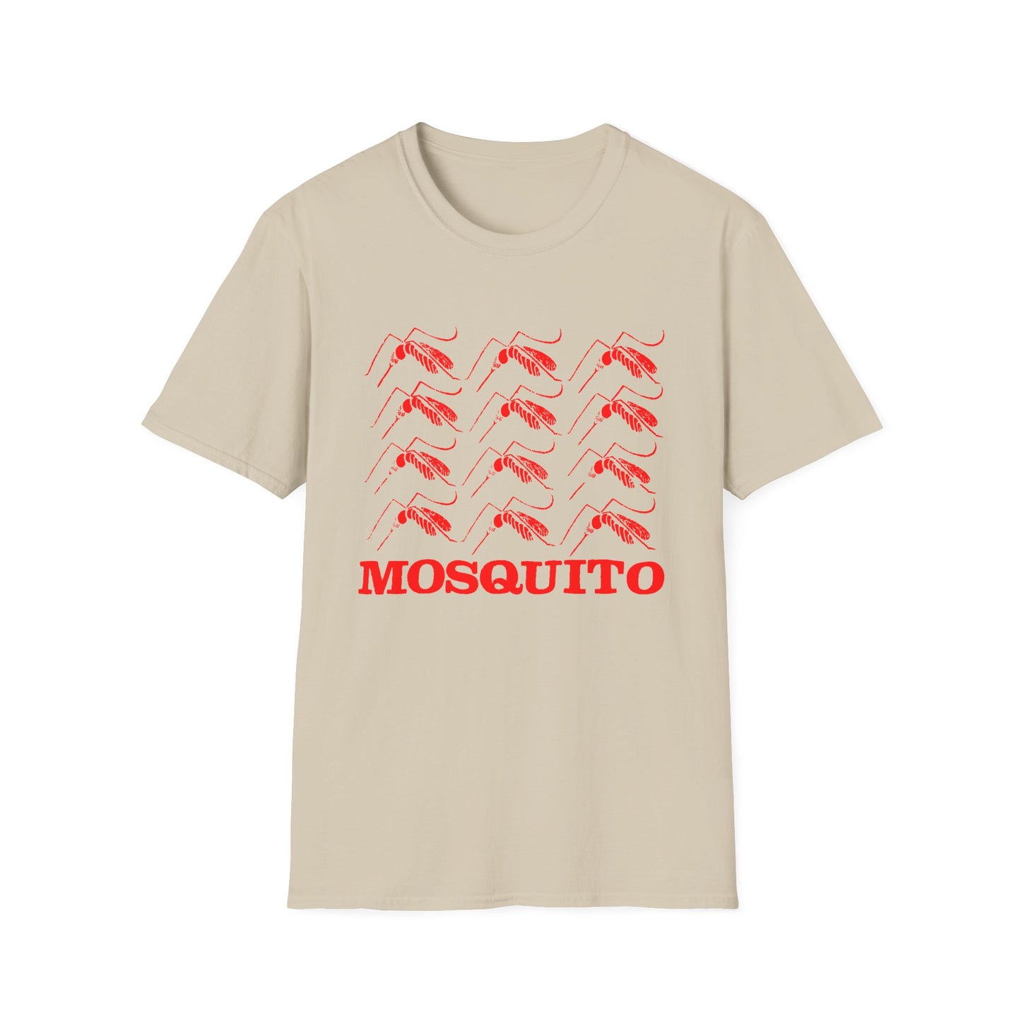 mosquito reproduction red design tshirt