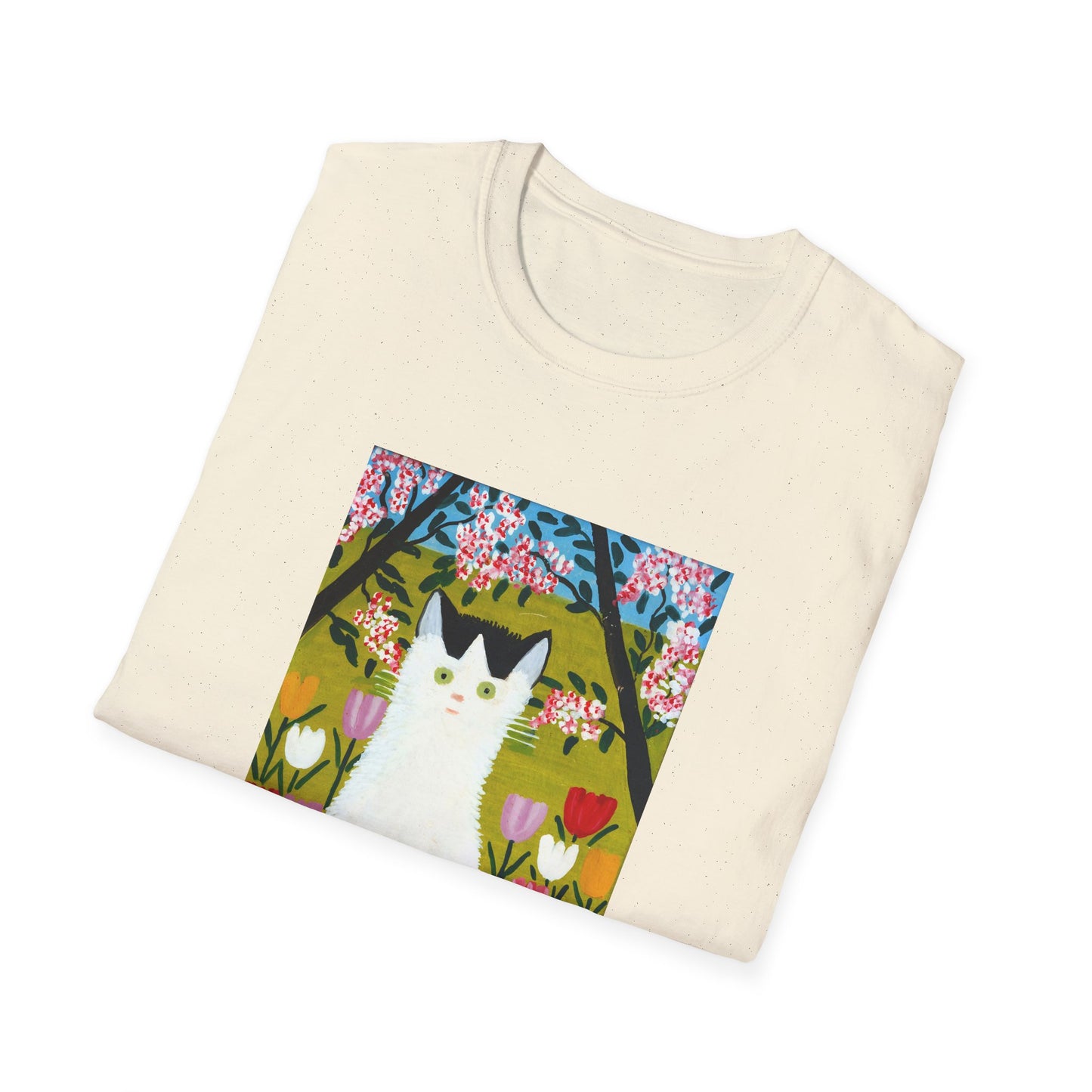 maud lewis nova scotia canadian folk artist white and black cat tshirt