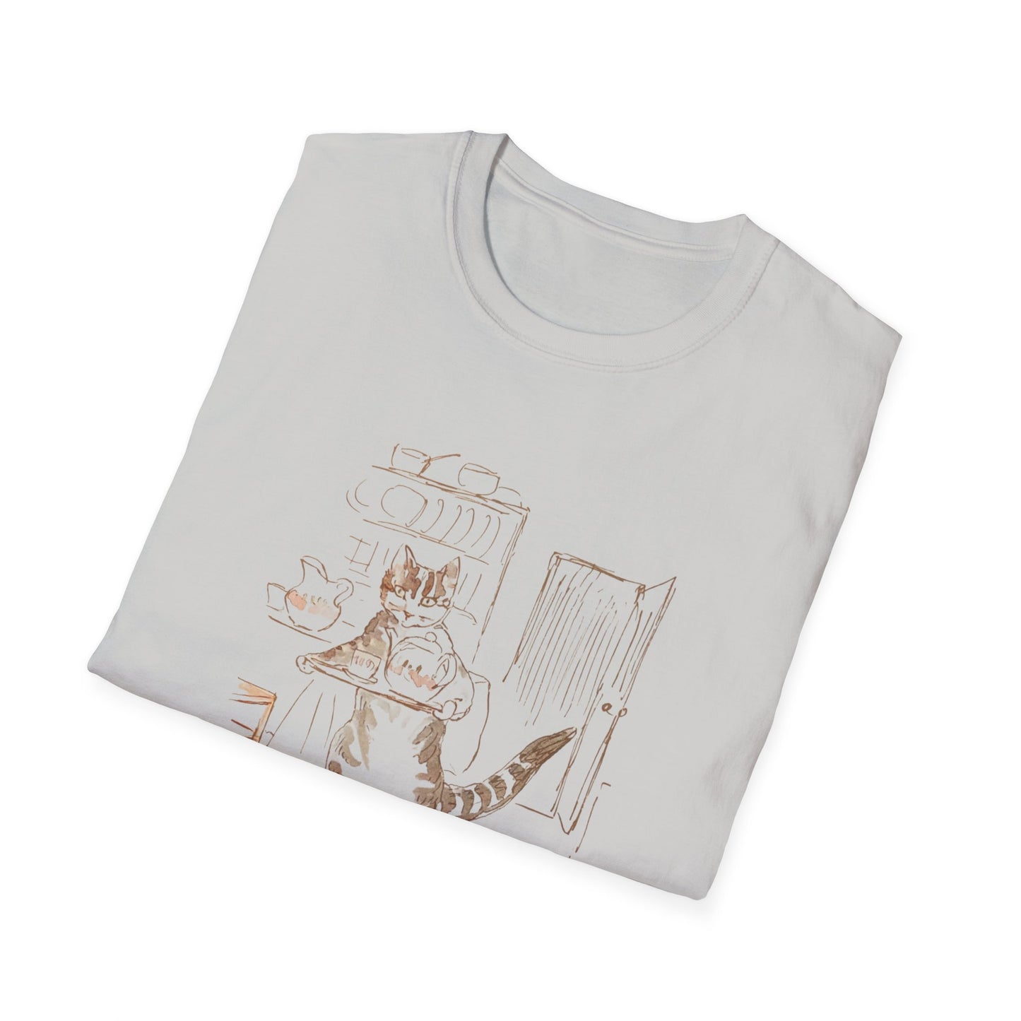 1906 beatrix potter illustration for the sly old cat tshirt