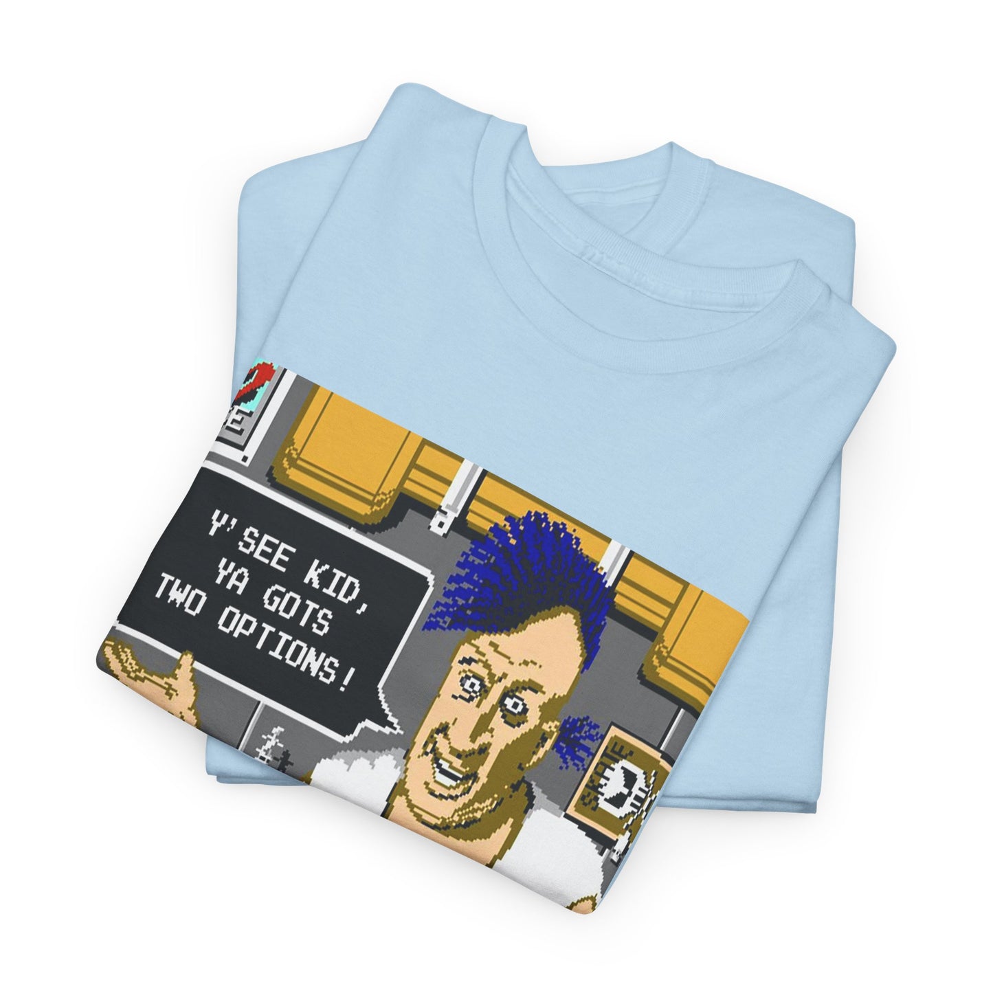 1987 skate or die! video game ya gots two options tshirt