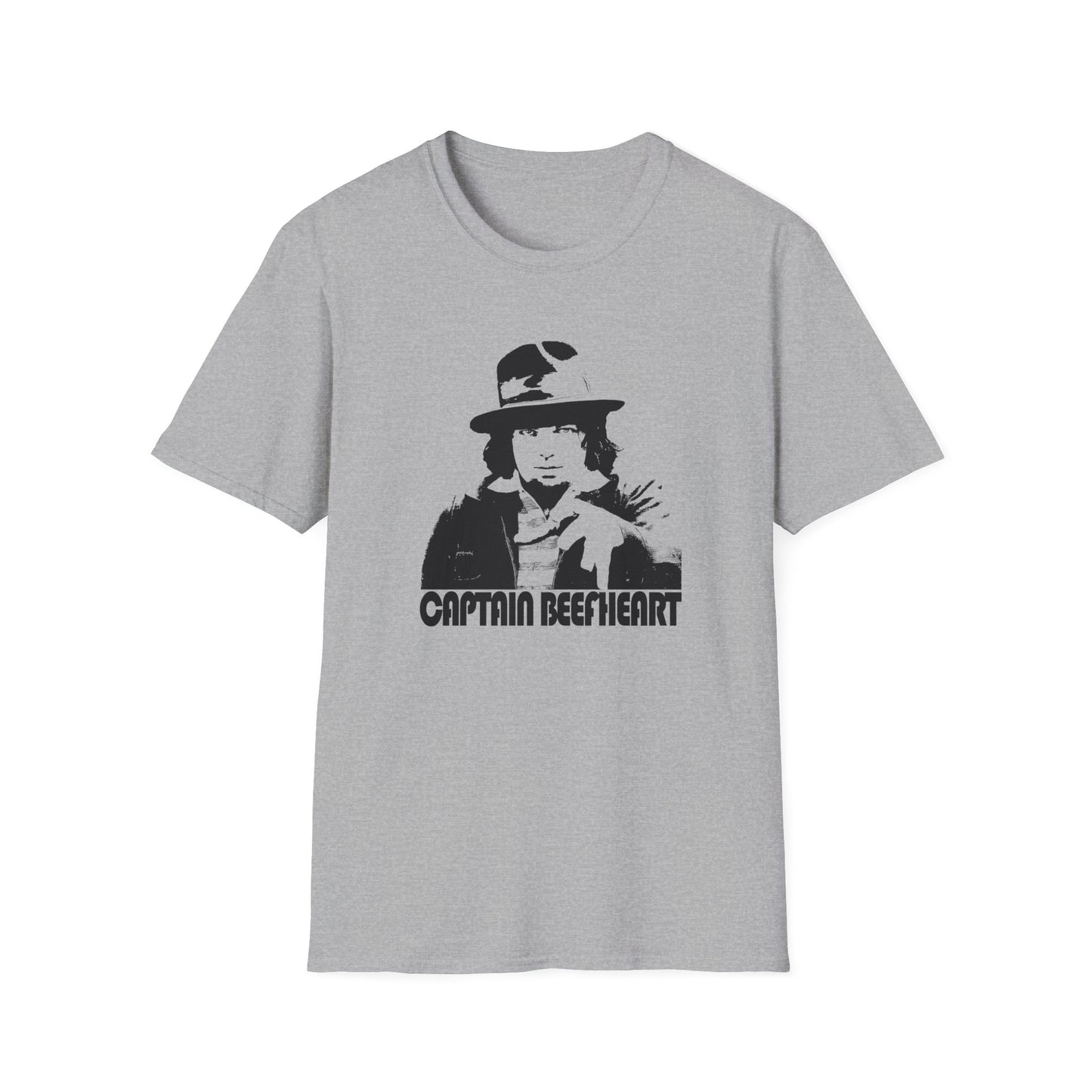 captain beefheart without the trout mask black stencil tshirt